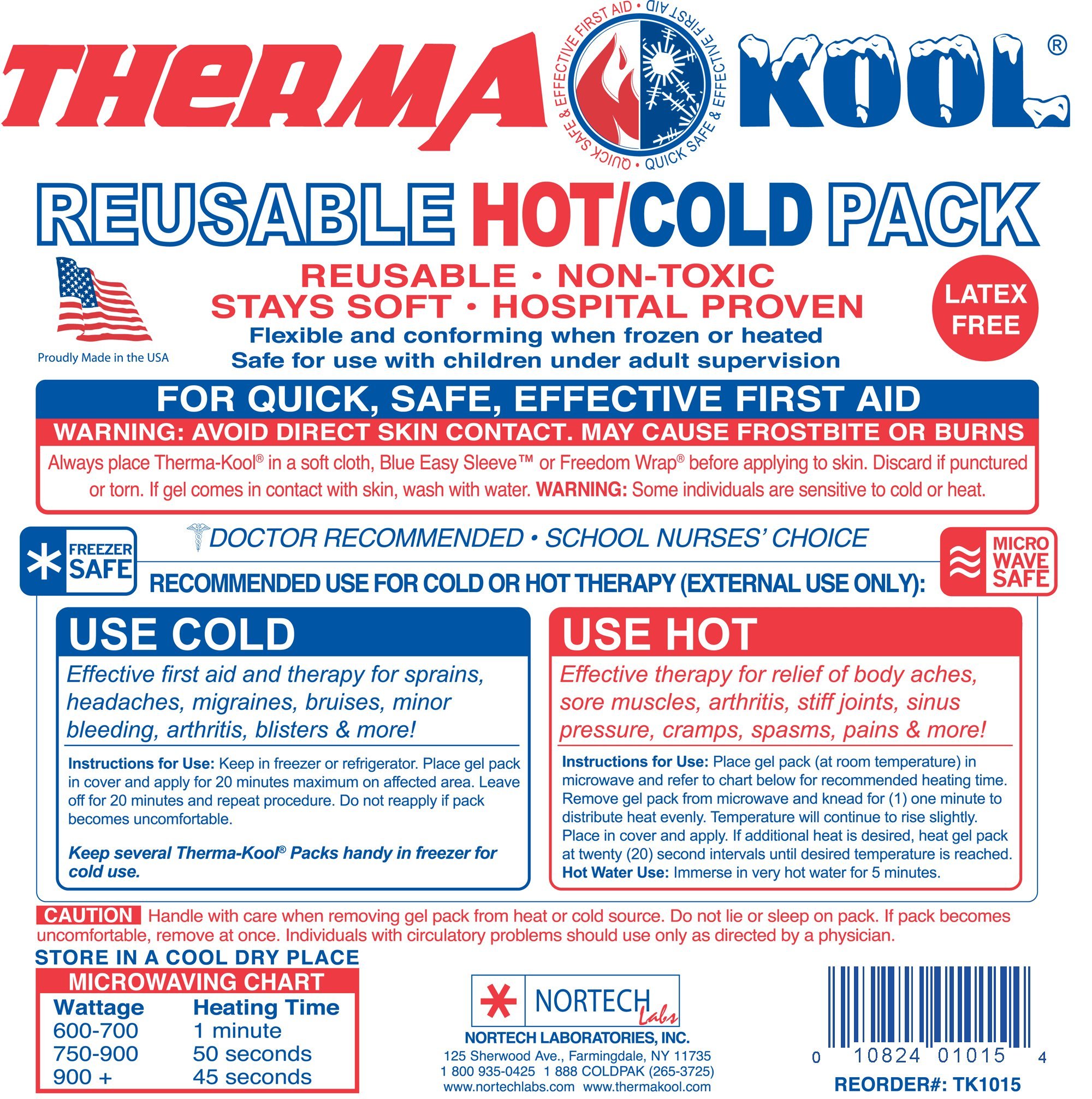 Reusable Hot and Cold Therapy Gel Pack - 10