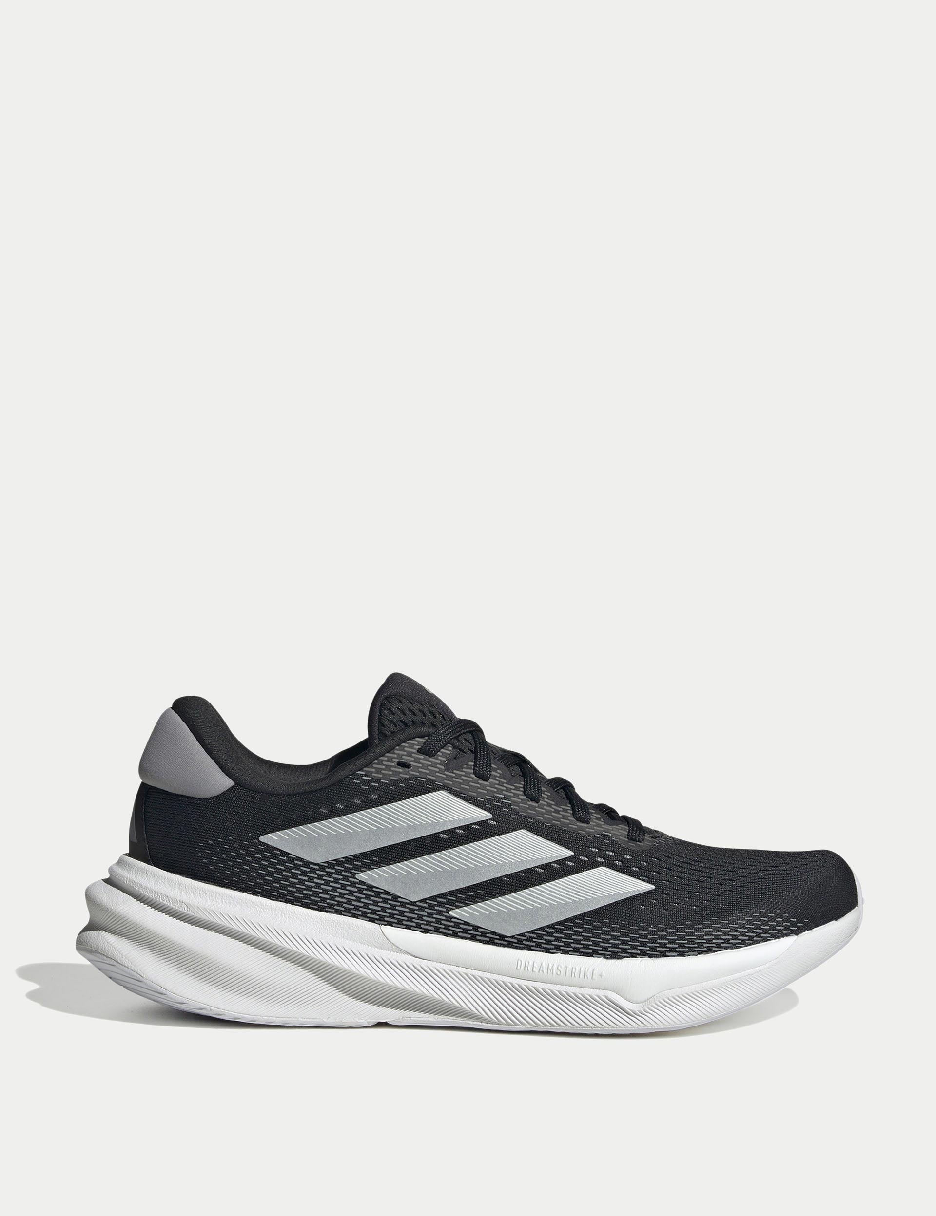 Supernova Stride 2.0 Running Shoes for Men & Women - Lightweight, Cushioned, Breathable - Core Black/Cloud White/Grey - Perfect for Jogging, Gym Workouts & Daily Walking