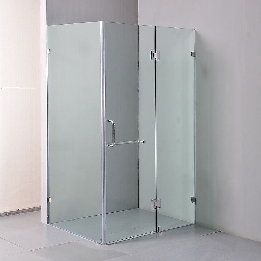 Frameless 10mm Glass Shower Screen 43.3