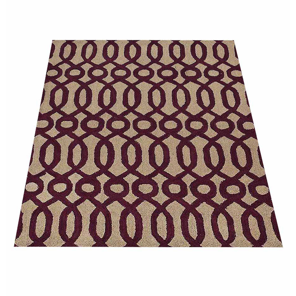 RadiantHarbor Hand Knotted Rug - Premium Wool Area Rug for Living Room, Bedroom & Dining Room - Boho Chic Home Decor