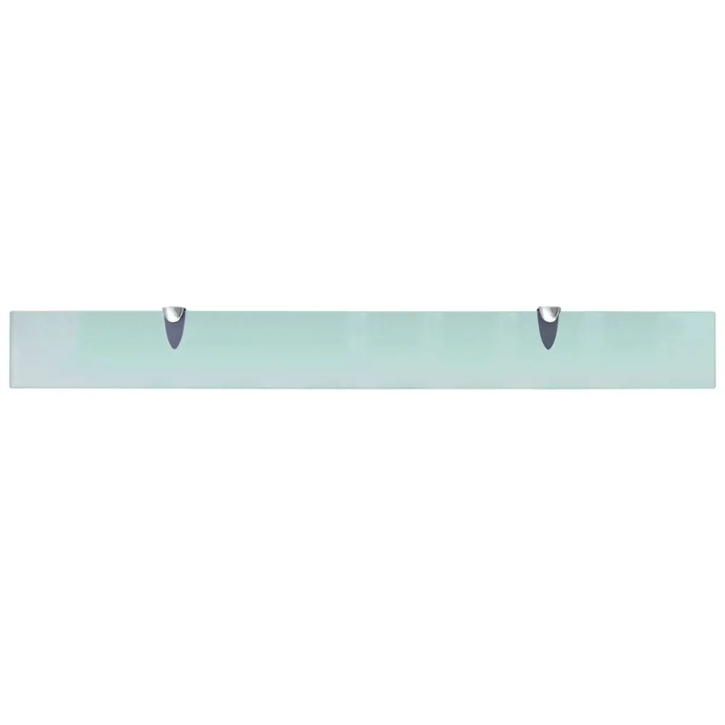 Wall Mounted Tempered Glass Bathroom Shelf - 35.4