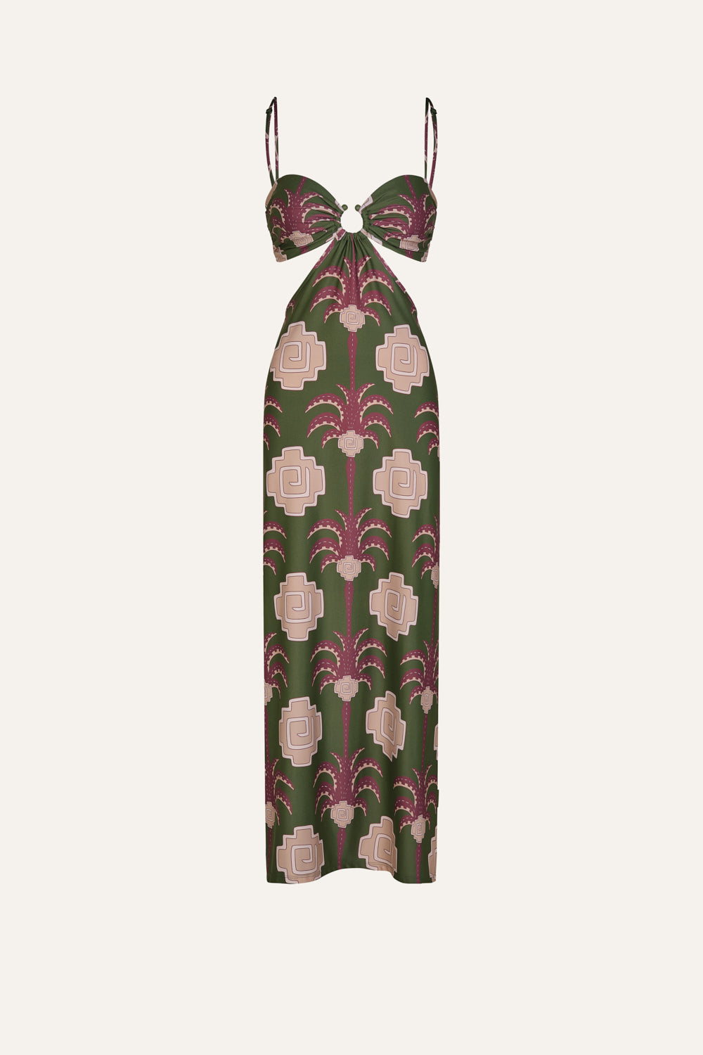 Jungle Geometry Print Dress - Trendy Floral Geometric Pattern Summer Dress for Women | Perfect for Beach Vacations, Date Nights & Casual Outings