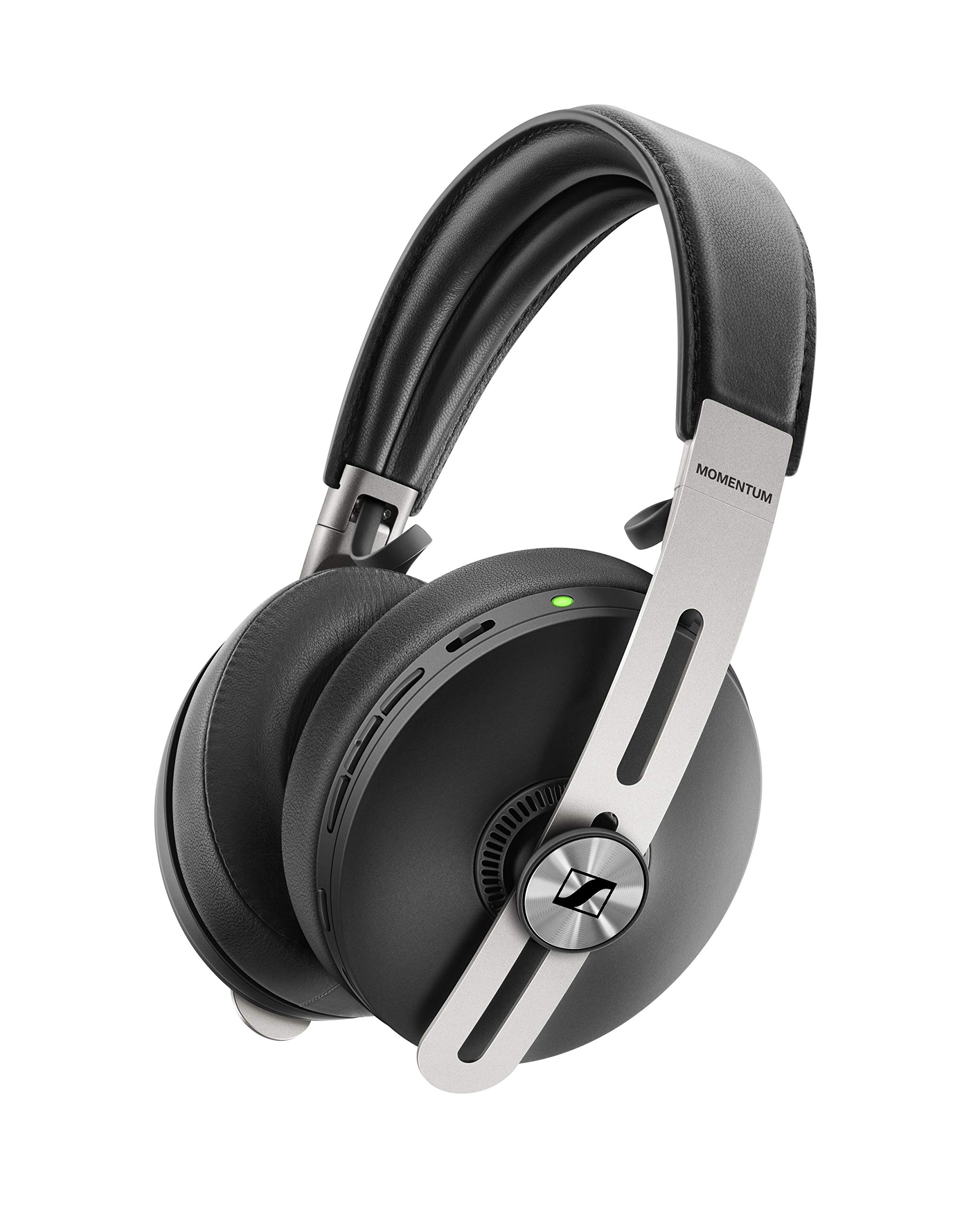 SENNHEISER Momentum 3 Wireless Bluetooth Headphones with Active Noise Cancelling, Alexa Built-in, Auto On/Off & Smart Pause - Premium Over-Ear Headphones for Travel, Work & Music (Black) - Perfect for Commuting, Office Use & Relaxation