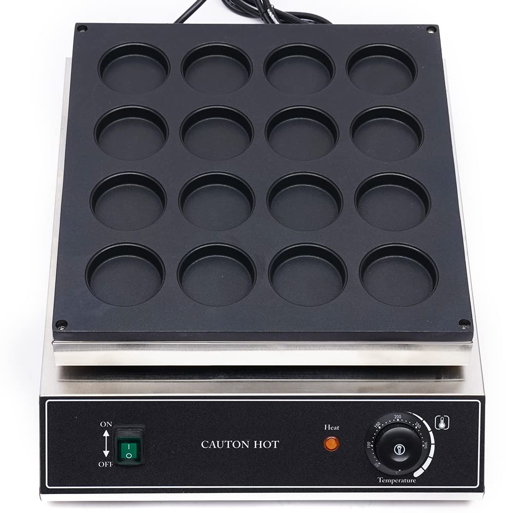 Commercial Electric Red Bean Cake Maker Machine - 1700W, 110V, Nonstick & Oil-Free for Healthy Baking | Perfect for Bakeries, Cafes, and Home Kitchens