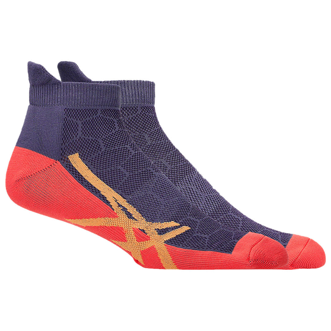 Asics Cushion Single Tab 1 Pack Athletic Socks - Greyish Purple/Mojave - Running, Gym & Everyday Comfort Socks for Men & Women