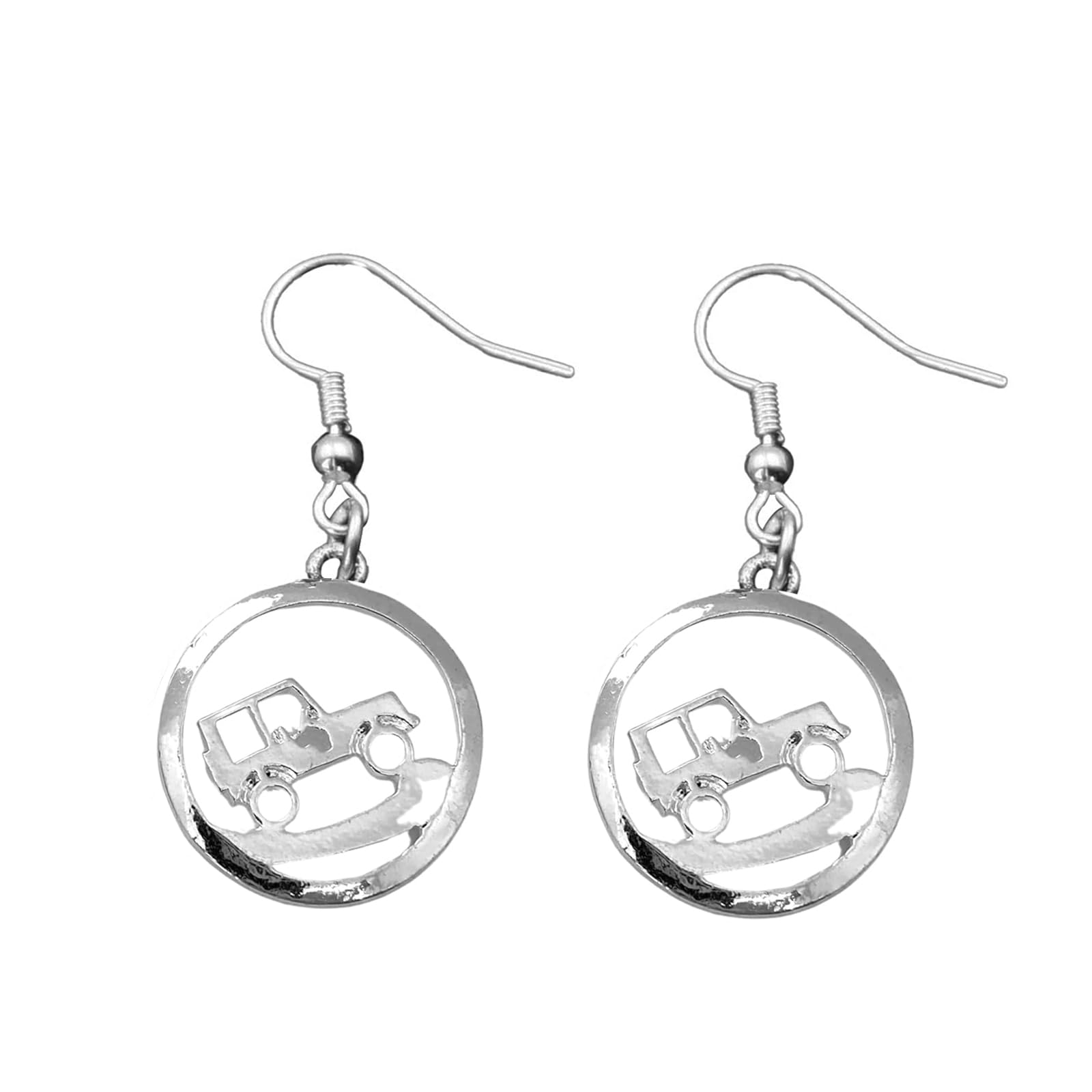 Jeep Earrings for Women - Handmade Drop Dangle Earrings, Personalized Jeep Jewelry Gift for Women and Girls | Perfect for Jeep Lovers, Car Enthusiasts, and Everyday Wear