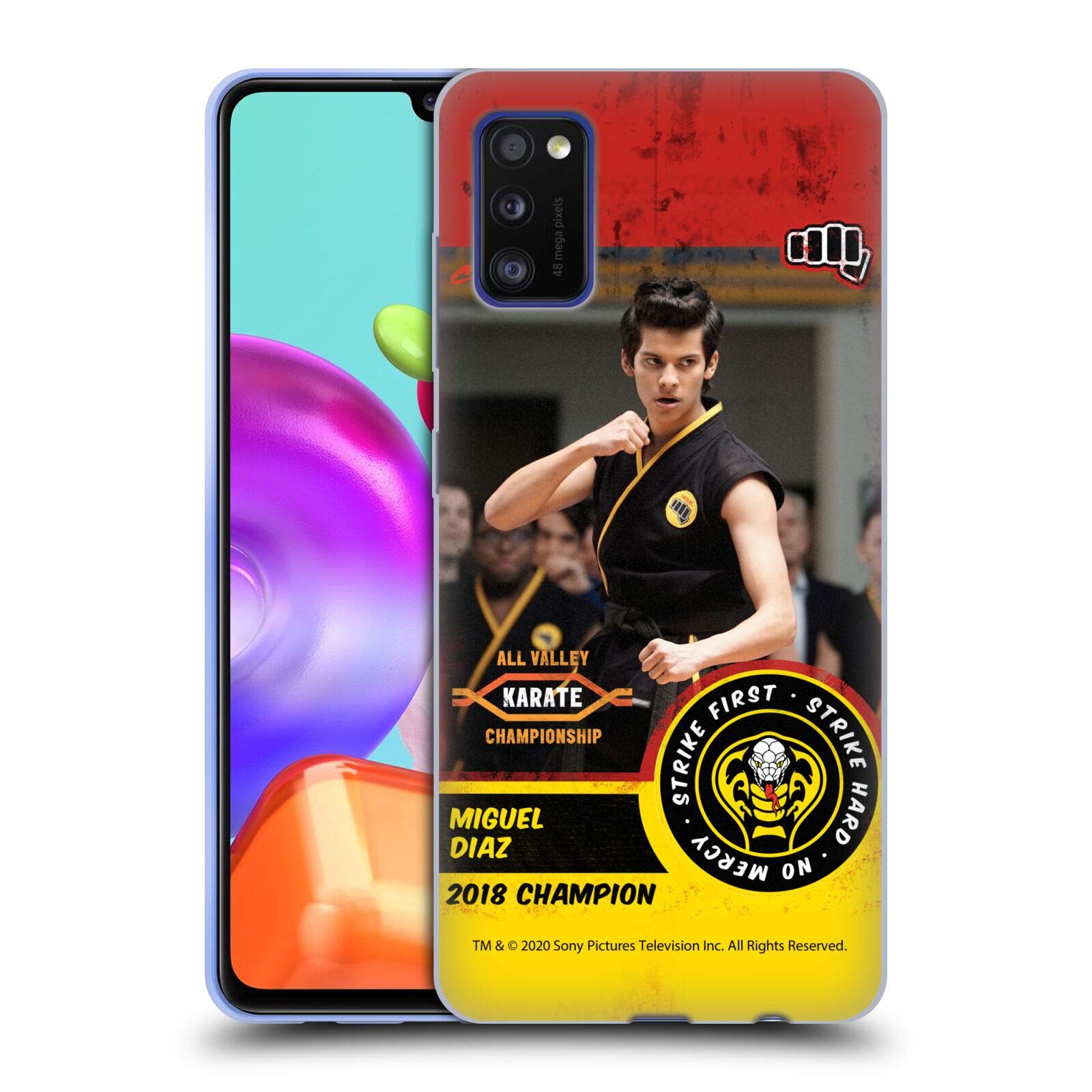 Head Case Designs Cobra Kai Miguel Diaz Karate Gel Case for Samsung Galaxy A41 (2020) - Durable Protection for Training & Daily Use