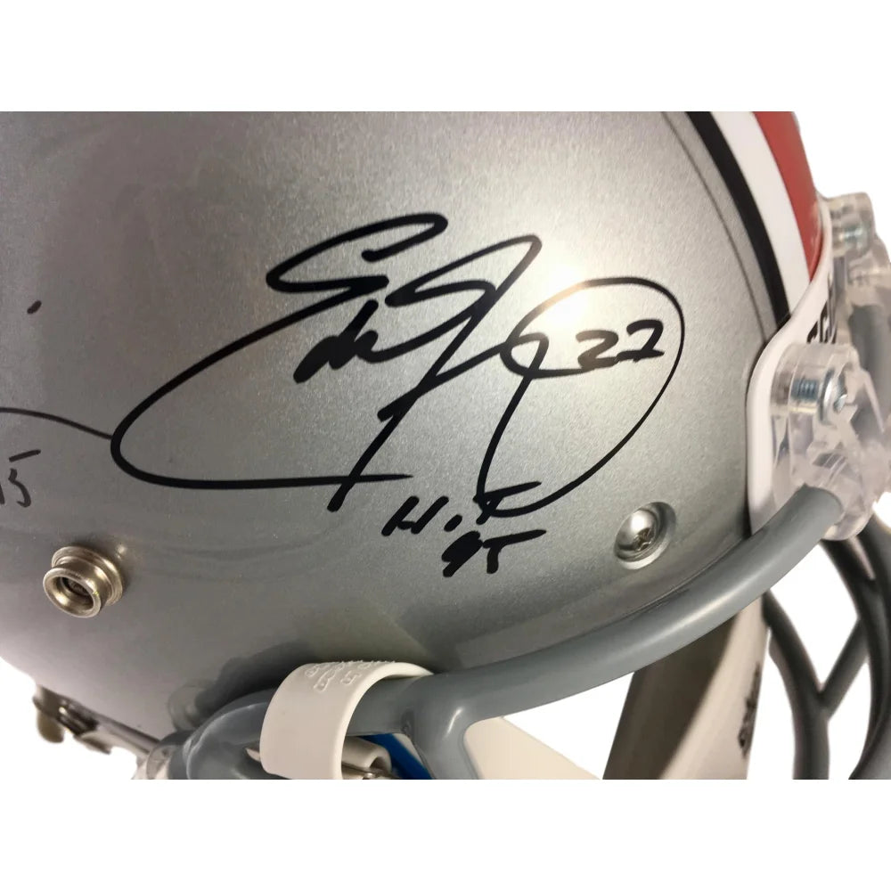 Authentic Griffin George Smith Signed Ohio State Buckeyes Football Helmet with Radtke COA - Collectible Sports Memorabilia for Fans & Decor