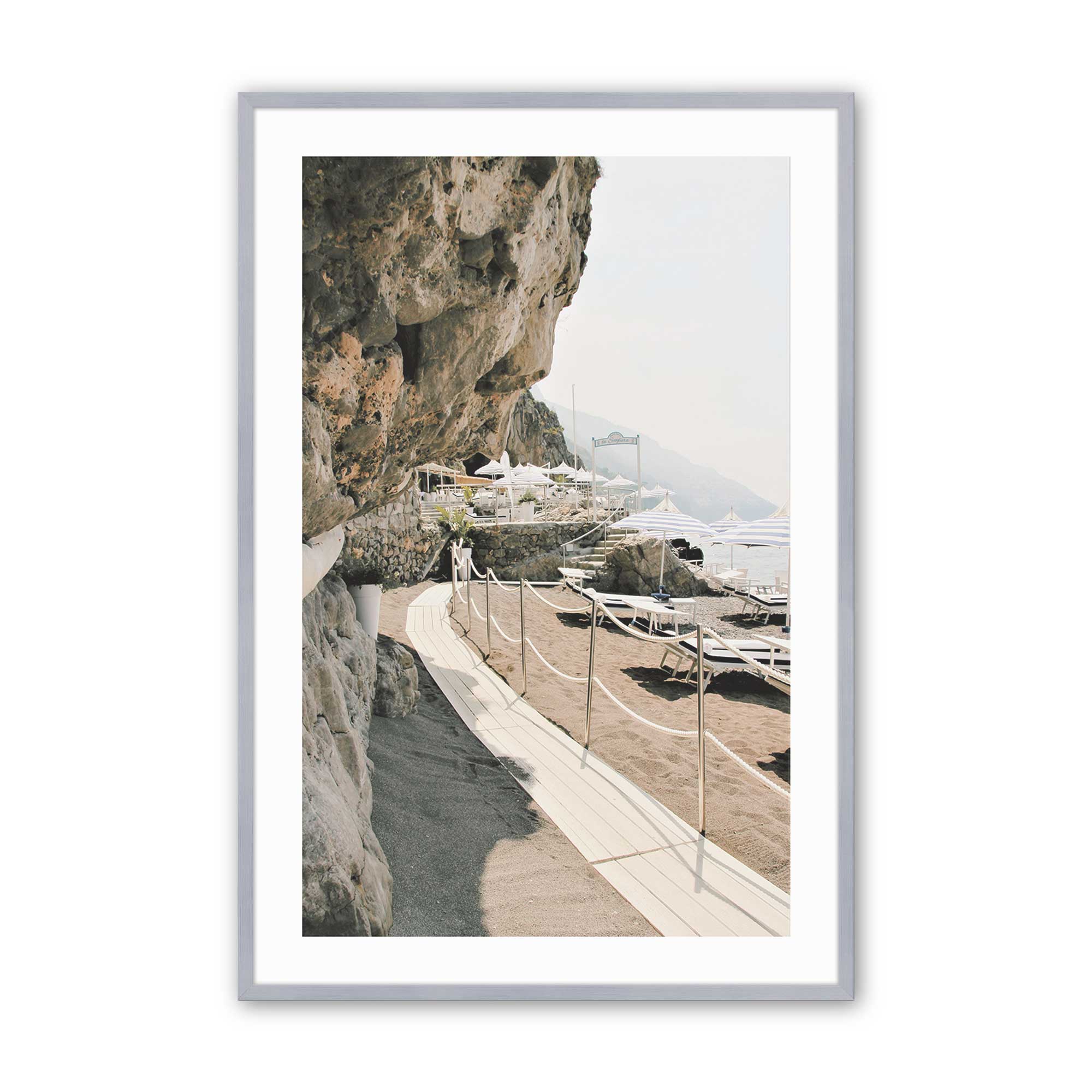 Beachfront Serenity Print - Coastal Wall Art Decor for Living Room, Bedroom & Office - Perfect for Beach House, Vacation Home & Coastal Style Interiors
