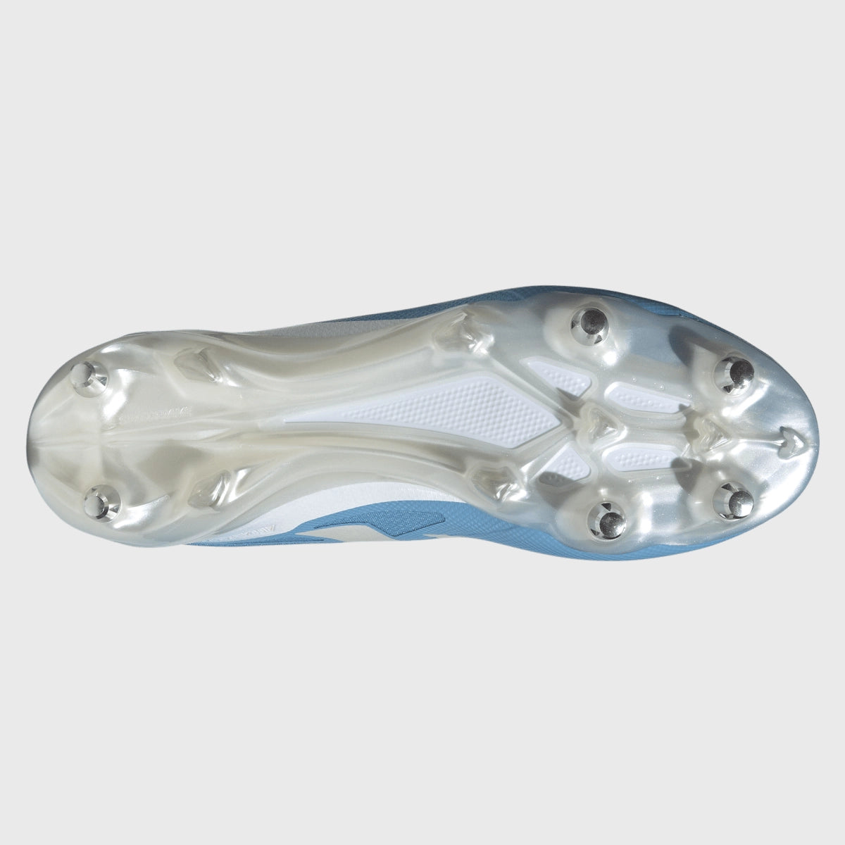Adidas Adizero RS15 Ultimate SG Rugby Cleats - Light Blue | Lightweight Football Shoes for Rugby & Soccer | Perfect for Wet & Soft Ground Play