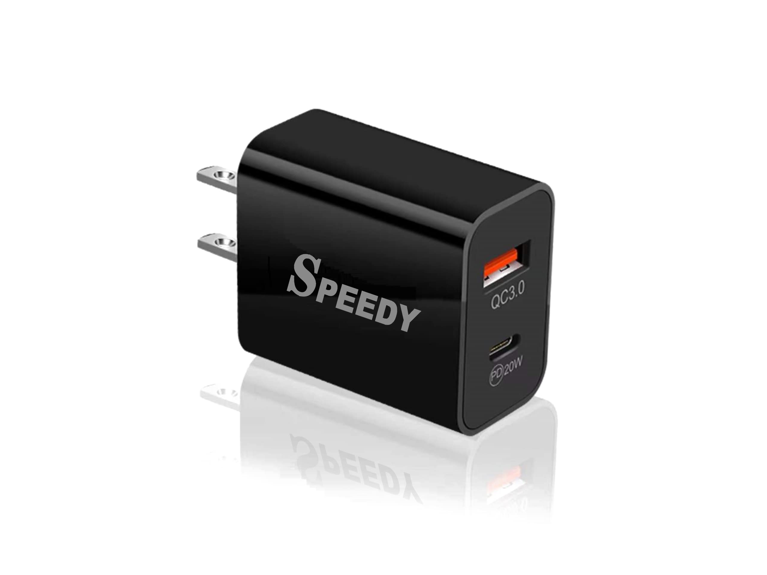 20W USB C Wall Charger Fast Charging Block for Samsung Galaxy S22/S21/S10 & iPhone 14/13/12/11/XR - PD Super Fast Charger Adapter with Type C Port - Perfect for Home, Office and Travel Accessories