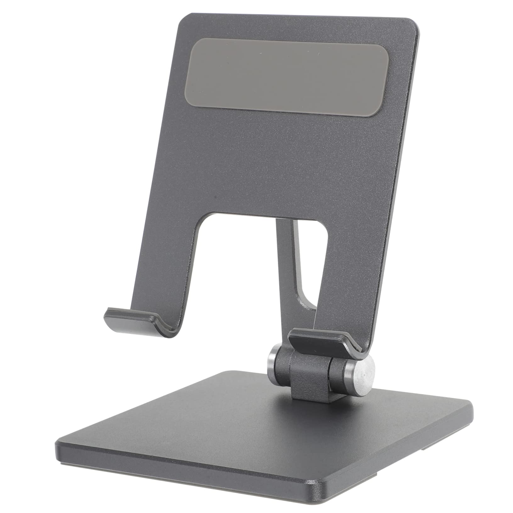 OSALADI 10-Pack Adjustable Metal Tablet Stands for Desk - Foldable Portable Monitor Holder for Laptop, iPad, Pro - Perfect for Home Office, Gaming & Kitchen Use