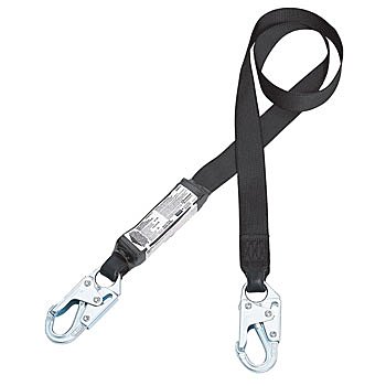 DYNA ONE Web Lanyards FP743116 - Adjustable Safety Lanyard for Construction, Roofing & Fall Protection | OSHA Compliant Work at Height Equipment