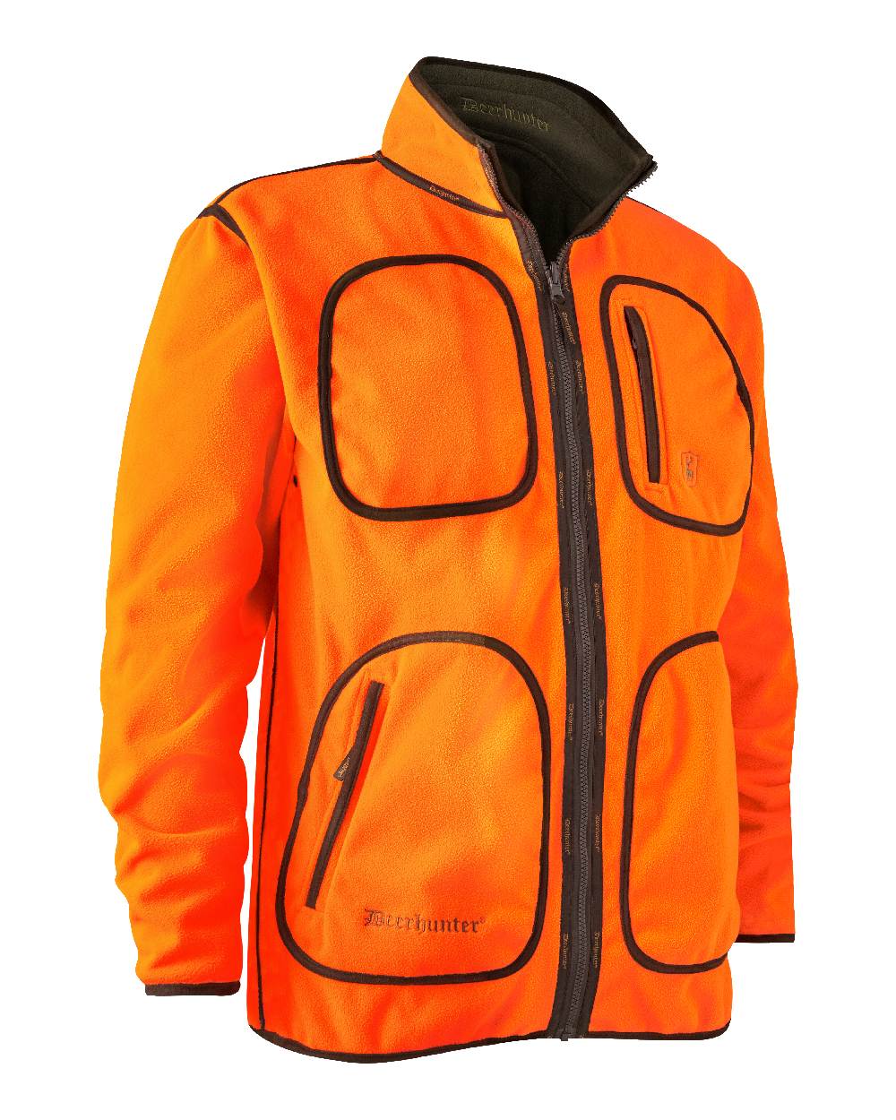 Deerhunter Gamekeeper Reversible Bonded Fleece Jacket for Men - Warm Winter Outdoor Hunting Coat - Ideal for Camping, Hiking & Cold Weather Activities