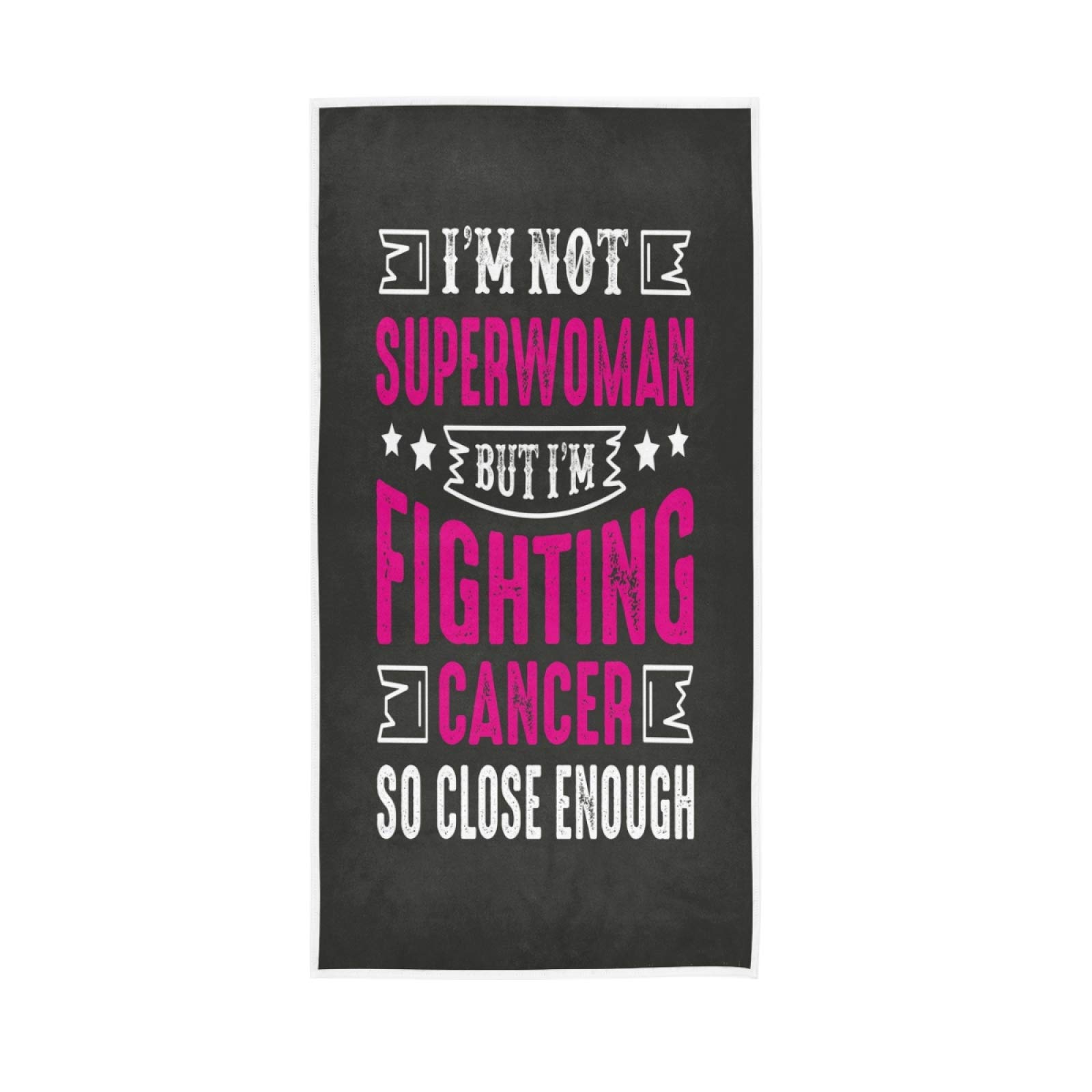 Pink Ribbon Breast Cancer Awareness Towel - Soft, Fast Drying 30