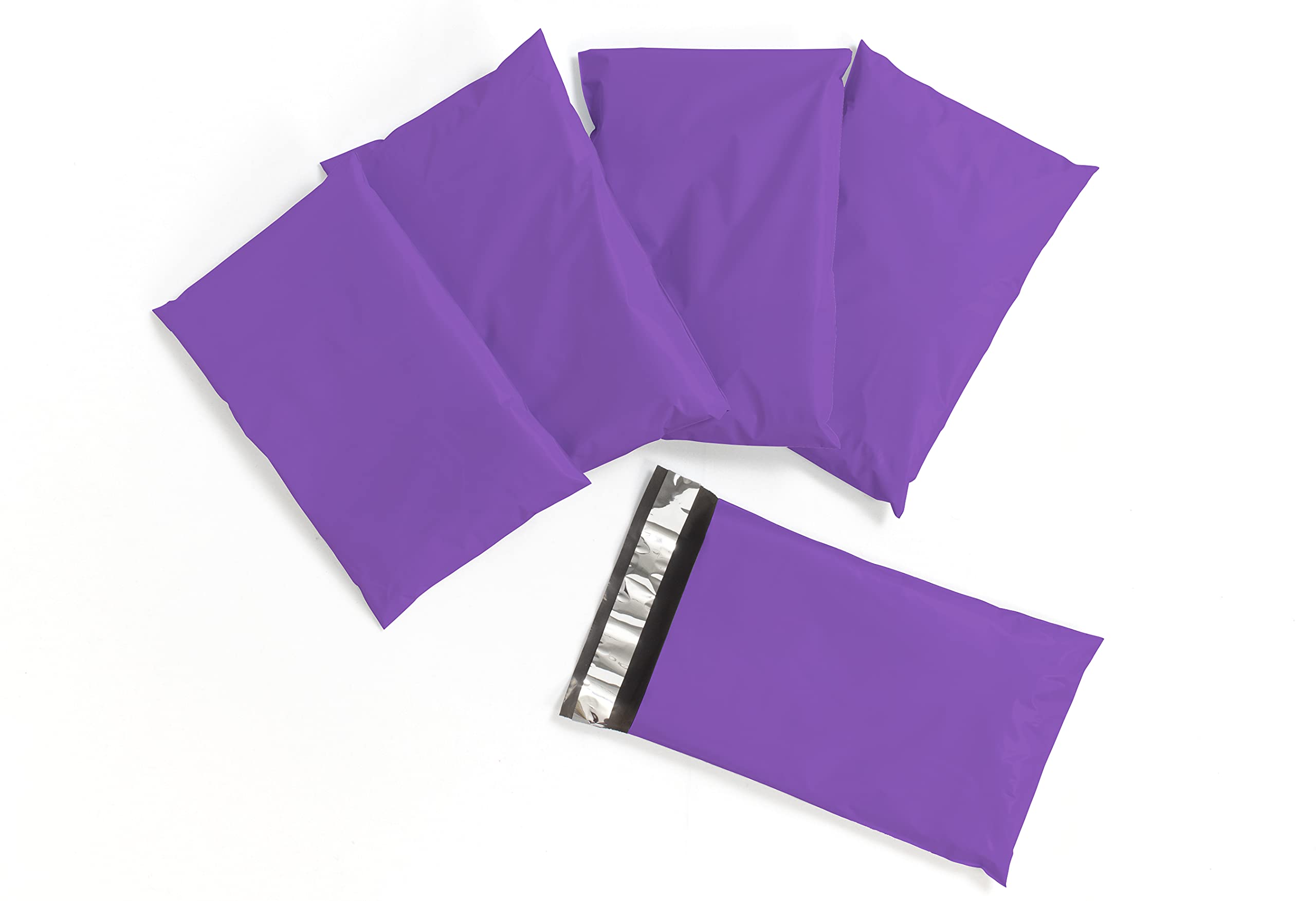 200 Pack 6x9 Inch Waterproof & Tear-Resistant Purple Poly Mailers - Small Shipping Bags for Ecommerce, Business Packaging & Cute Gift Wrapping (Perfect for Jewelry, Crafts & Small Item Shipping)