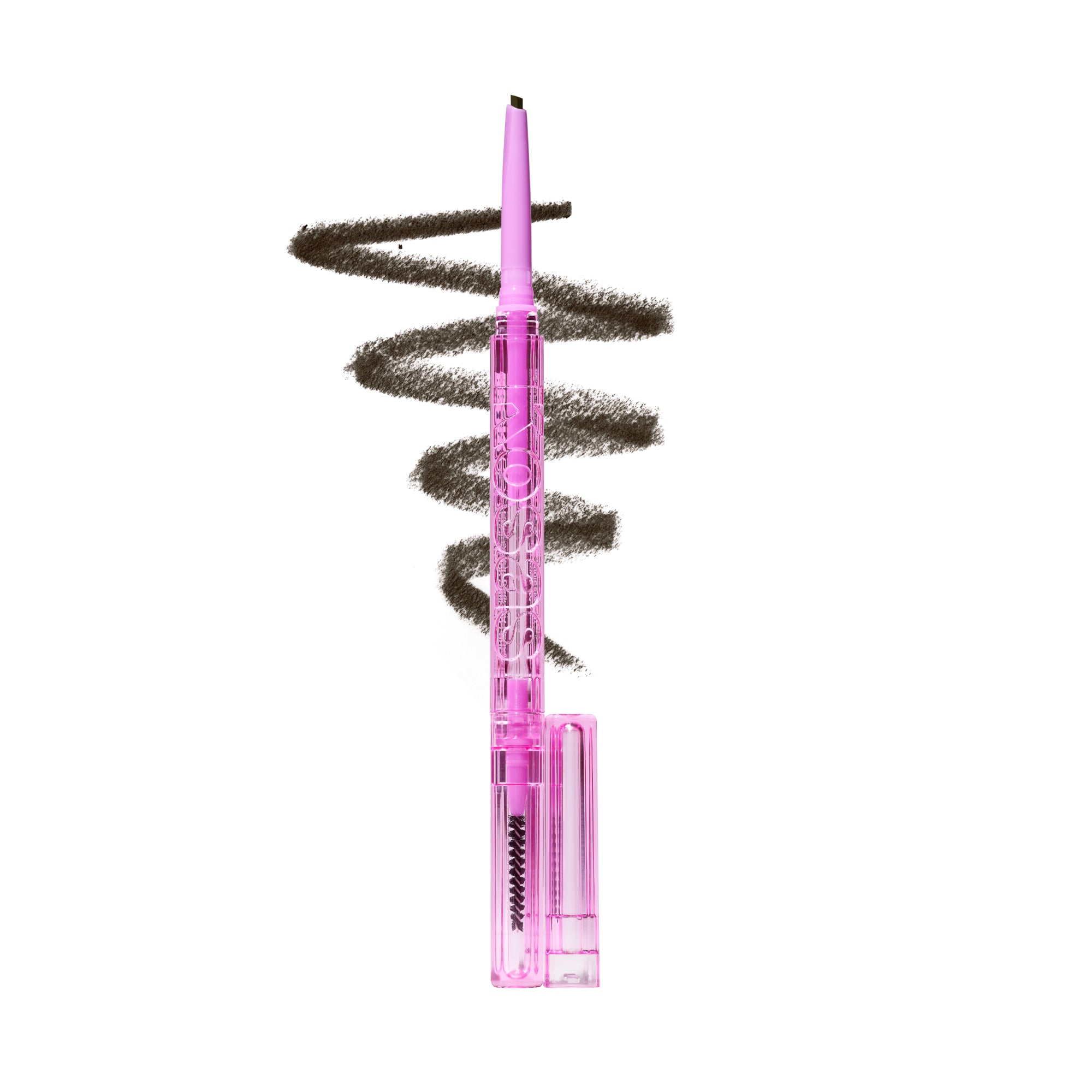 Brow Pop Dual Action Defining Pencil - Waterproof Eyebrow Pencil with Spoolie Brush for Natural Looking Brows - Perfect for Daily Makeup, Salon Use & On-The-Go Touch Ups