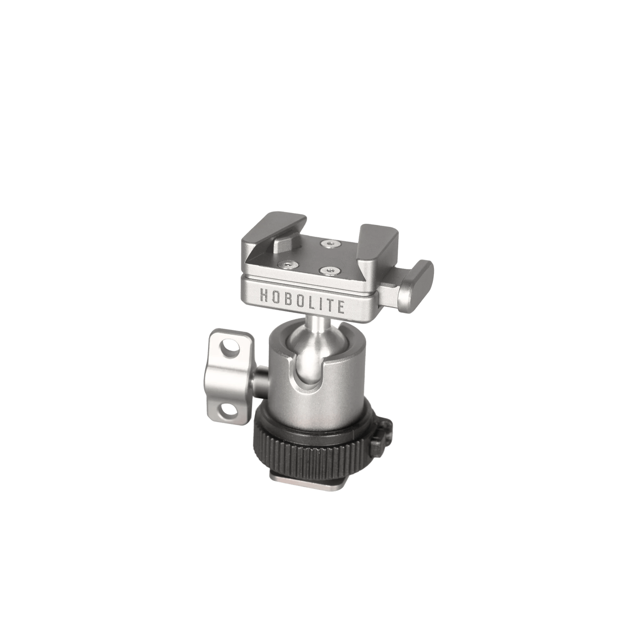 Hobolite V-Mount Quick Lock Ballhead Cold Shoe Adapter for Camera & Video Lighting - Perfect for DSLR, Mirrorless & Studio Equipment