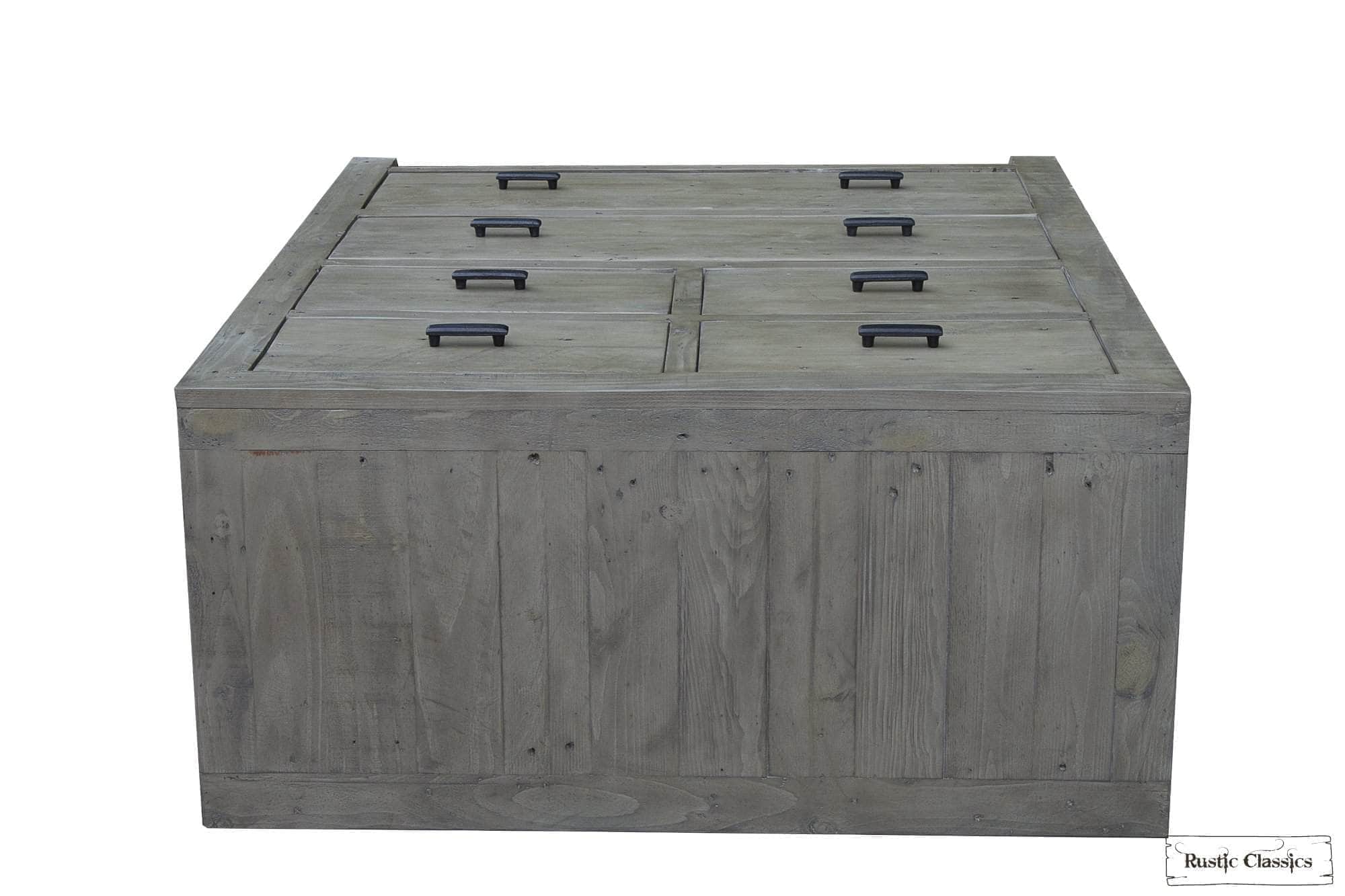 Whistler Reclaimed Wood 6-Drawer Dresser in Grey - Rustic Bedroom Storage Solution for Master Bedroom or Guest Room