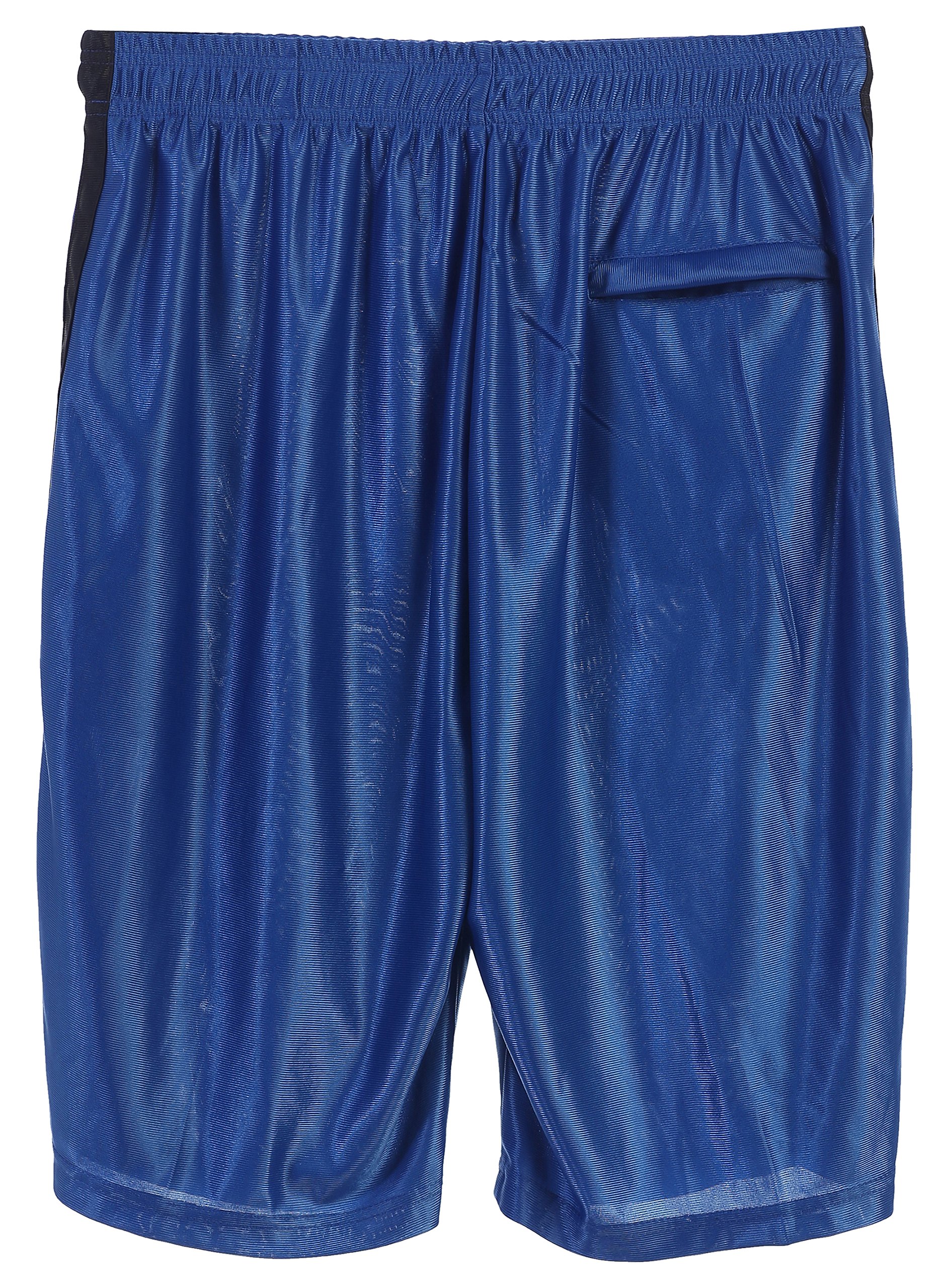 Gioberti Men's Athletic Basketball Shorts with Elastic Waistband - Breathable Quick-Dry Sports Shorts for Gym, Running, Workout & Casual Wear