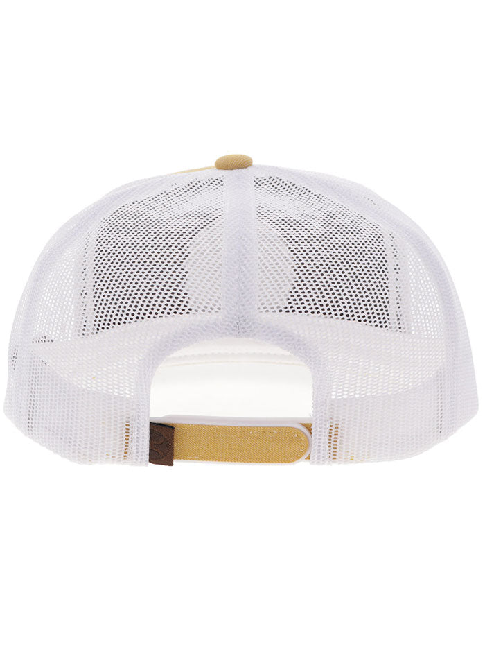 Hooey 2514T TNWH SPUR Leather Circle Patch Hat - Tan & White Cowboy Hat for Men - Perfect for Rodeo, Western Rides & Country Music Festivals