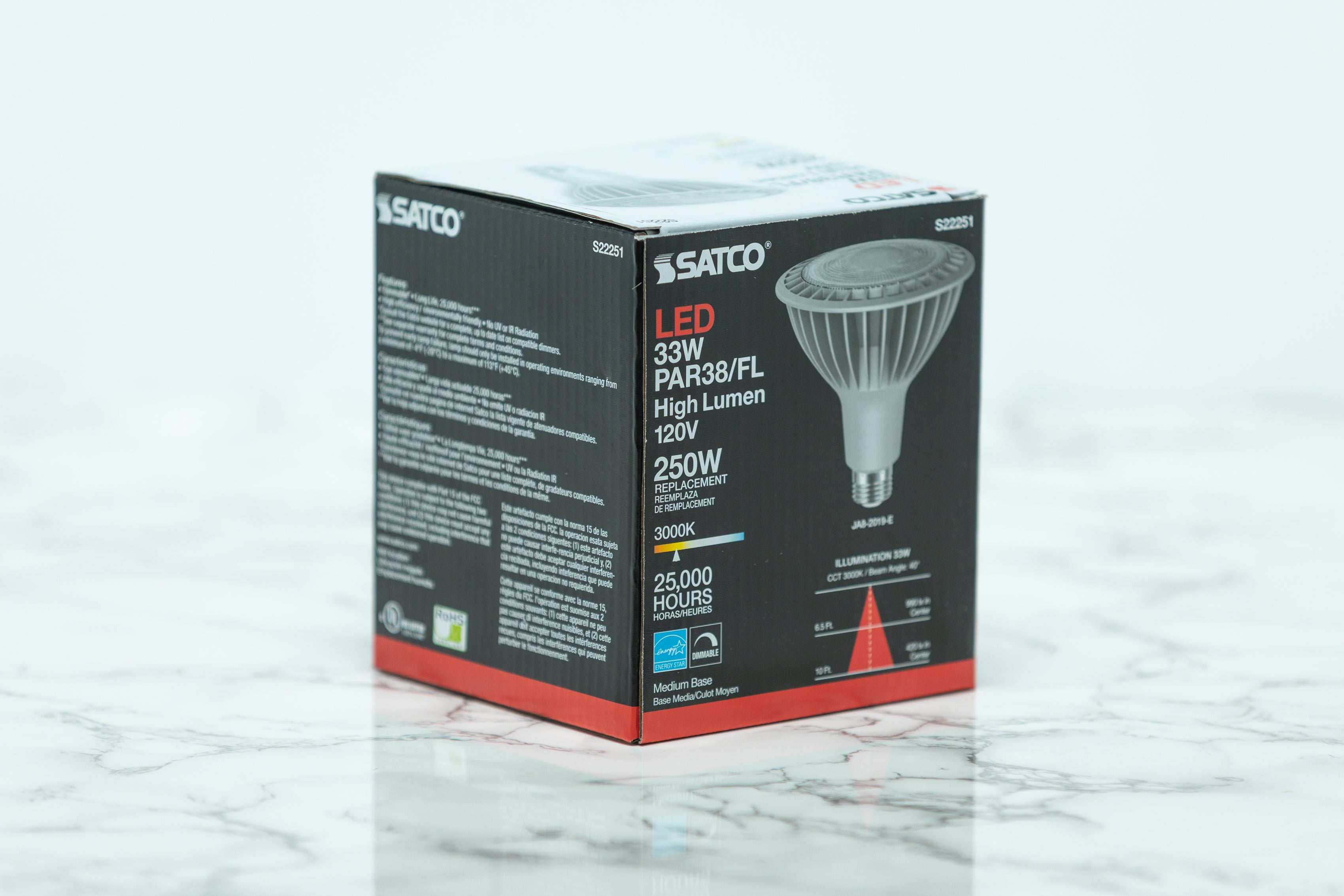 Satco High Output Recessed Can LED Light Bulb - Energy Efficient Bright Lighting for Home, Kitchen & Commercial Spaces