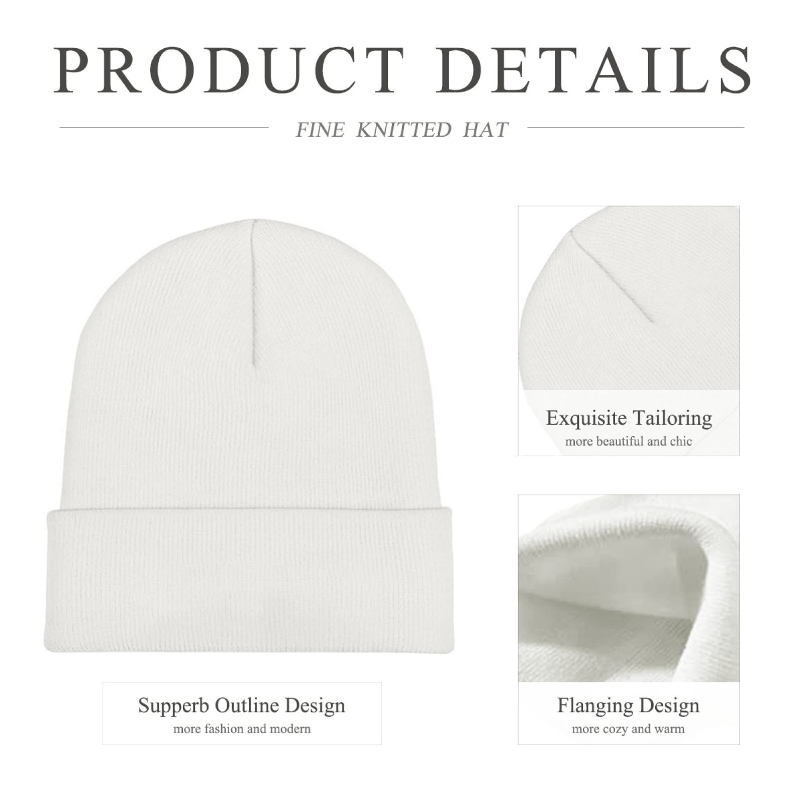 Custom Knit Beanies with Text, Picture & Logo - Personalized Winter Hats for Men & Women - Corporate Party, Team & Promotional Hats - Perfect for Gifts, Events & Cold Weather Fashion