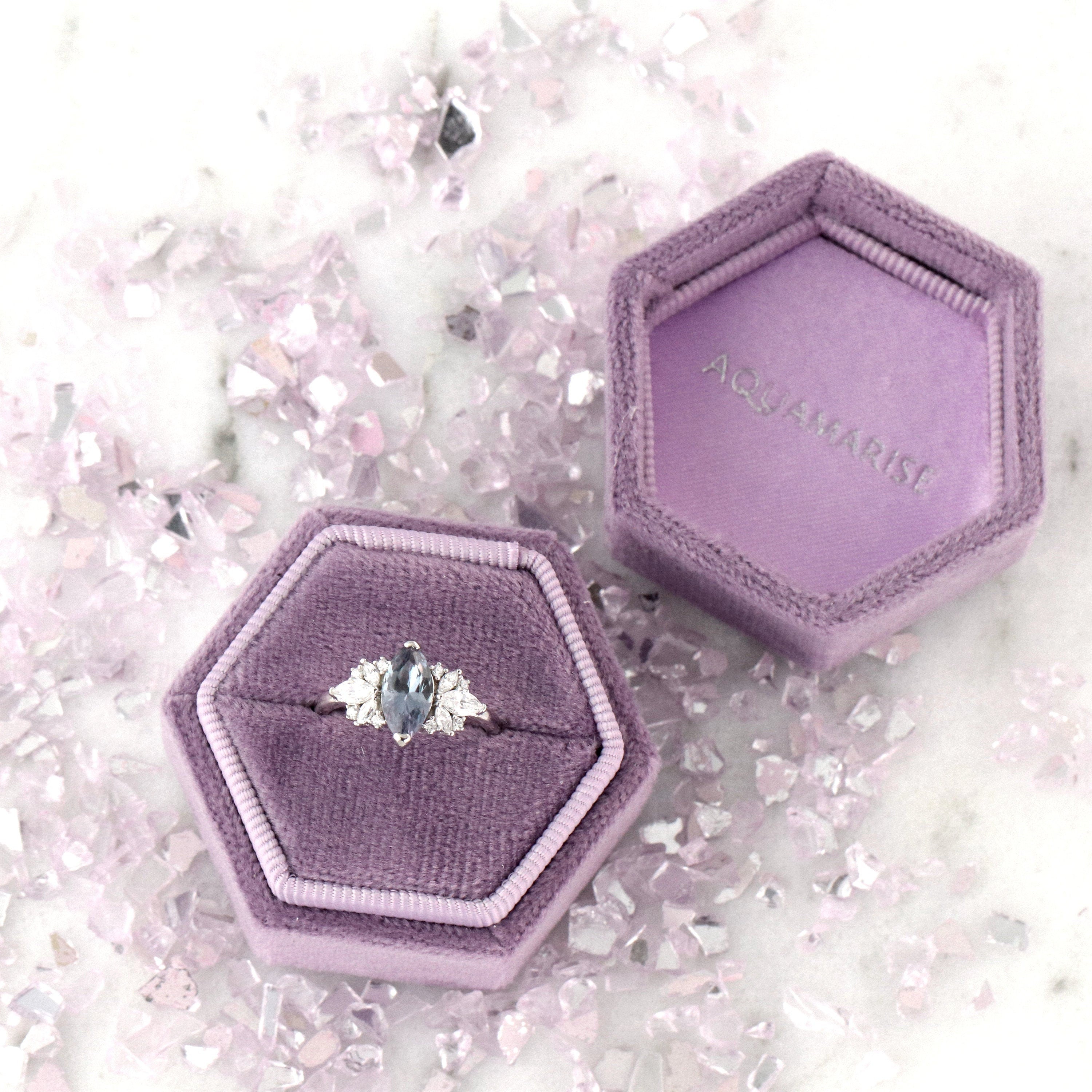 Adeline Alexandrite Ring Sterling Silver - Elegant Birthstone Jewelry for Women, Perfect for Gifts, Anniversaries & Special Occasions