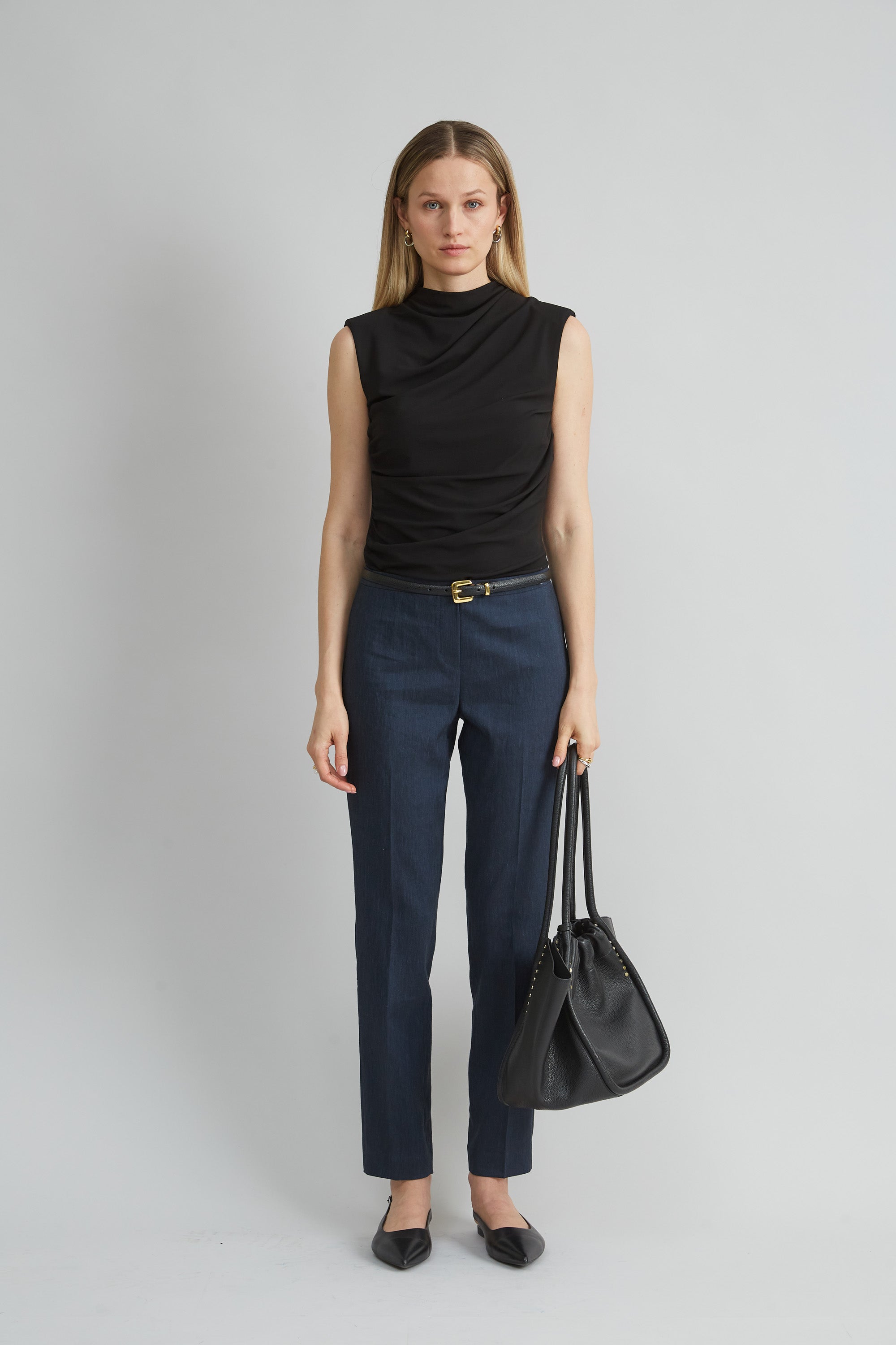 Stylish Slim Linen Pants E405K205 Stargazer - Comfortable & Breathable for Summer, Travel, and Casual Wear