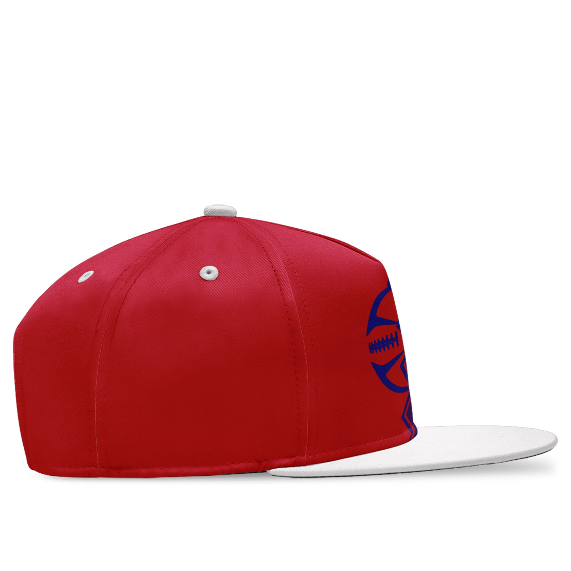 Custom Blue & Red New York MaxSoul Sneakers with Matching Hat - Personalized Combo Set for Men & Women | Perfect for Streetwear Fashion, Urban Outfits & NYC-Themed Gifts