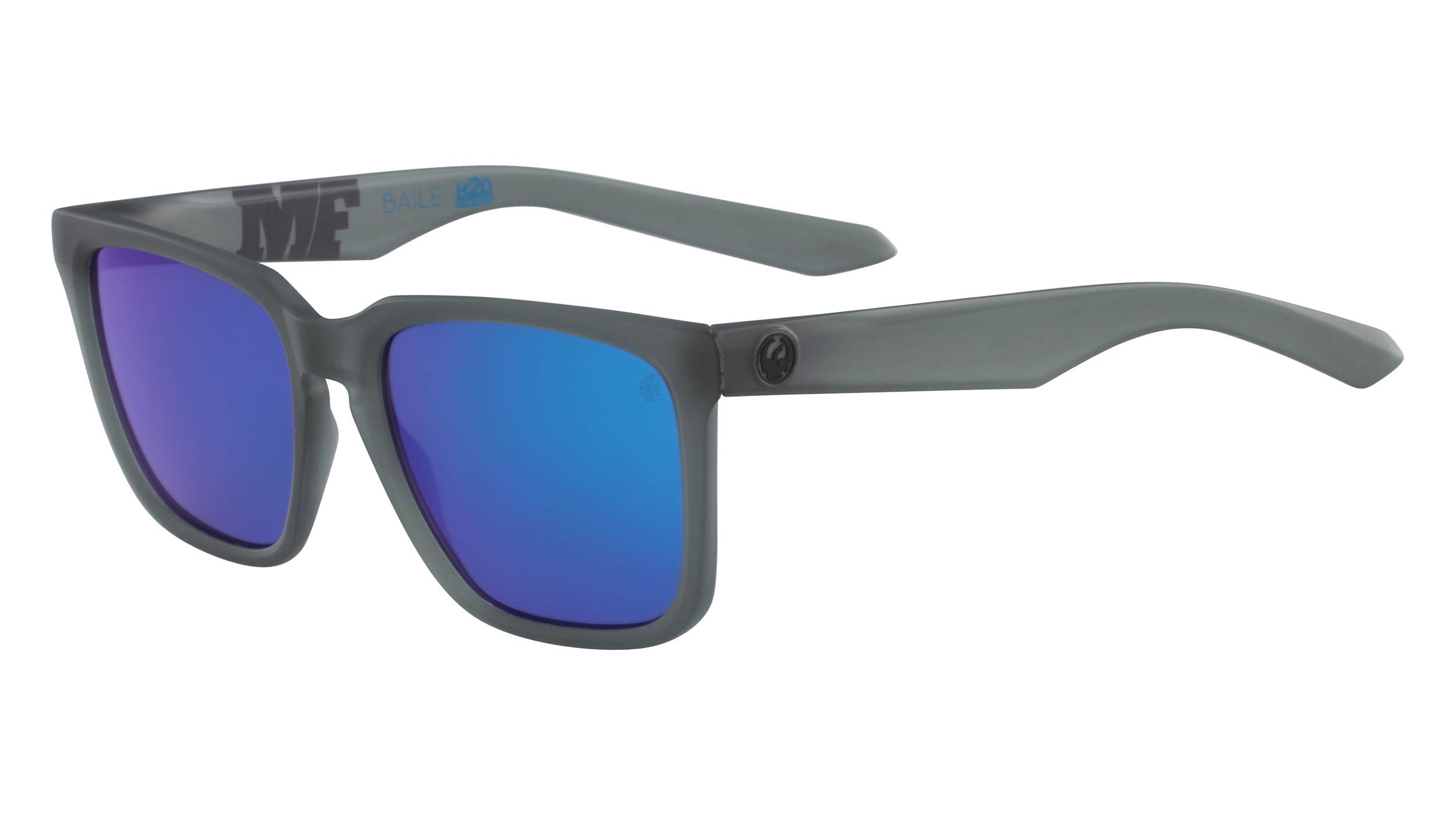 Dragon Men's Rectangular Sunglasses - Polarized UV Protection, Classic Baile Style for Driving, Outdoor & Fashion