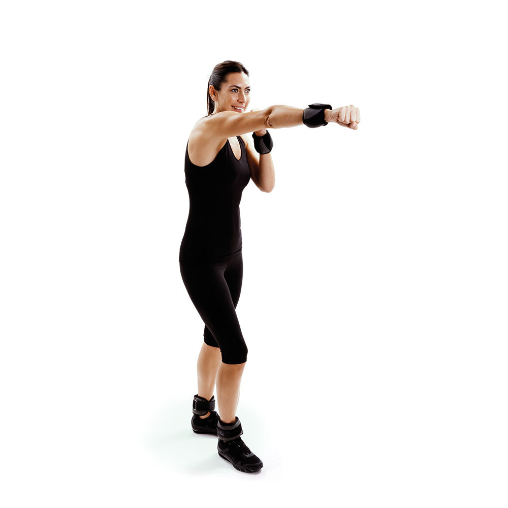 66Fit Adjustable Ankle & Wrist Weights Set with Dumbbell Cuffs - 4kg (2x2lb) for Women & Men - Perfect for Walking, Running, Home Workouts & Fitness Training