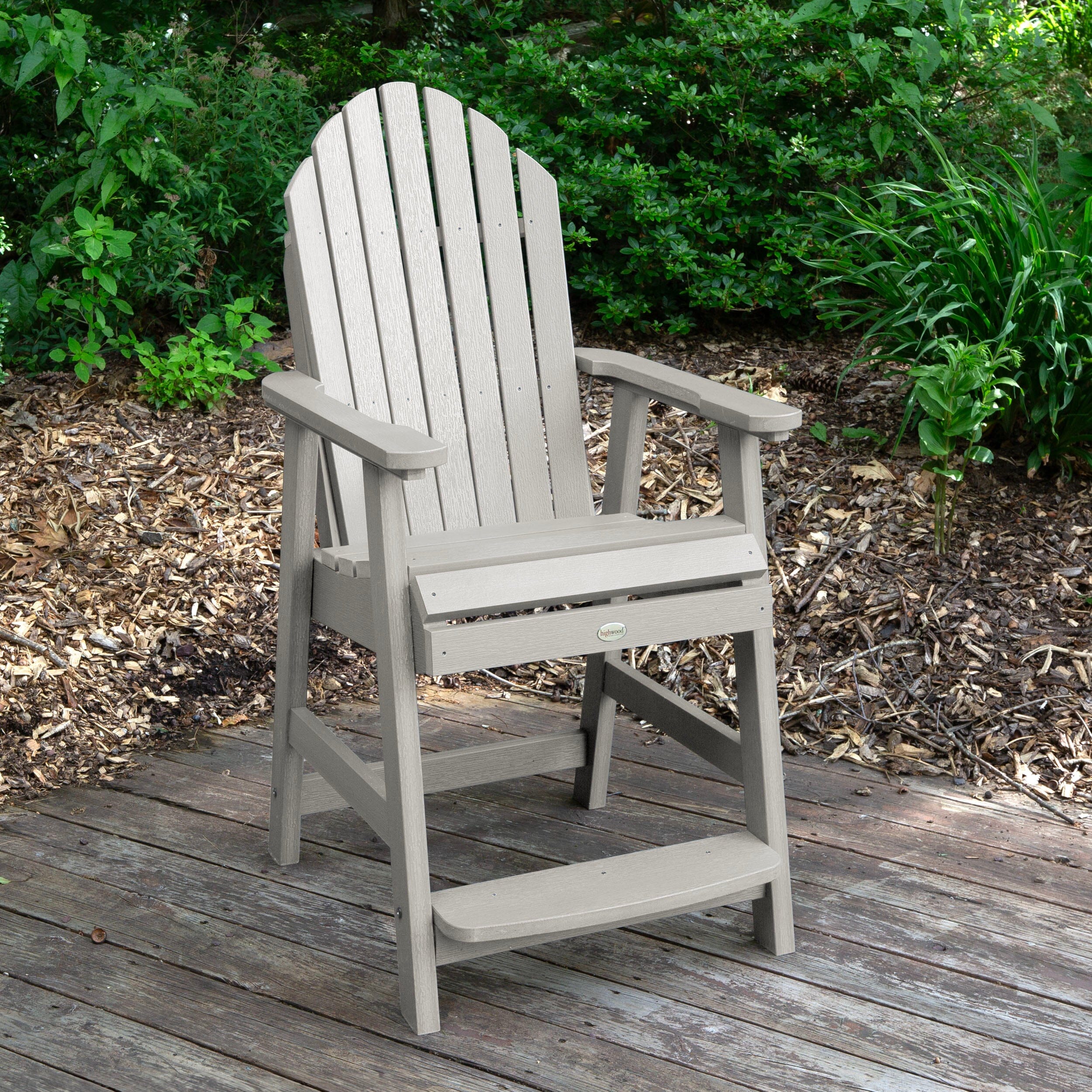 Hamilton Counter Height Deck Chair - Outdoor Patio Furniture for Poolside, Garden, and Backyard Relaxation
