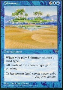 Magic The Gathering Shimmer Mirage Card - Rare MTG Collectible for Deck Building & Gaming Enthusiasts | Perfect for Tournaments, Casual Play & Trading