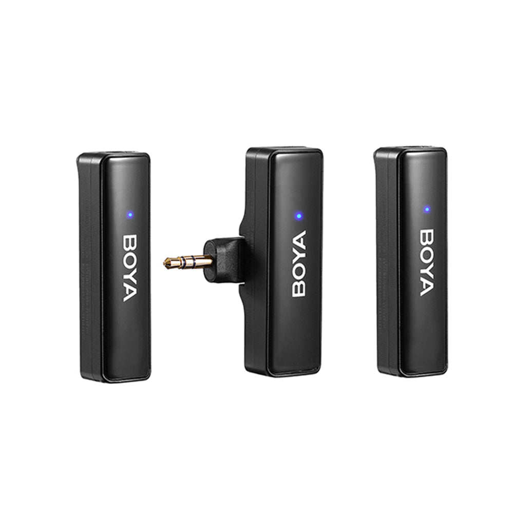 BOYA Boyalink Dual Channel Wireless Microphone System - Compact All-in-One Lavalier Mic for YouTube, Vlogging, Interviews & Live Streaming