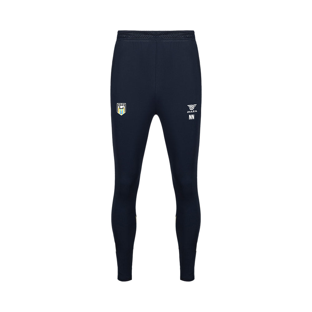 FFC Tunnel Pants for Men - Dark Navy/Yellow Outdoor Hiking & Camping Trousers - Waterproof & Breathable Adventure Pants for Hiking, Travel & Outdoor Activities