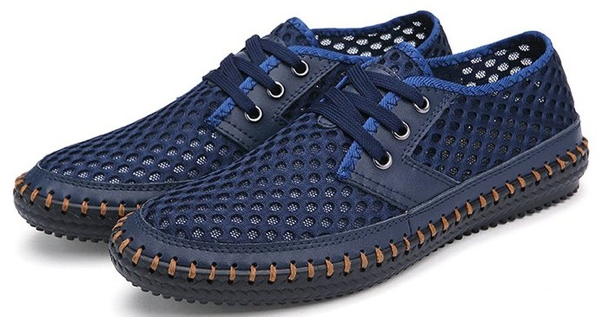 **Men's Poseidon Slip-On Loafers - Waterproof Casual Walking Shoes for Men - Comfortable & Lightweight for Beach, Pool & Travel**