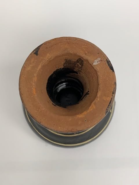 Premium Handmade Clay Hookah Bowl for Shisha - Wide Size Brown Hookah Head with Gift Box - Perfect for Home Use, Parties & Hookah Lounges