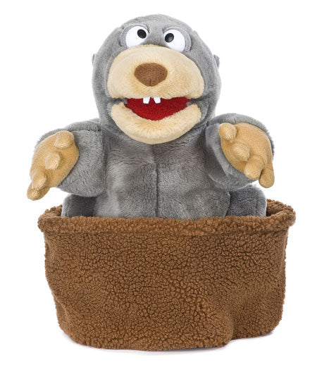 Morris the Mole Hand Puppet 41cm - Soft Plush Animal Puppet for Kids, Storytelling & Educational Play | Perfect for Classroom, Theater & Family Fun (Code 63)
