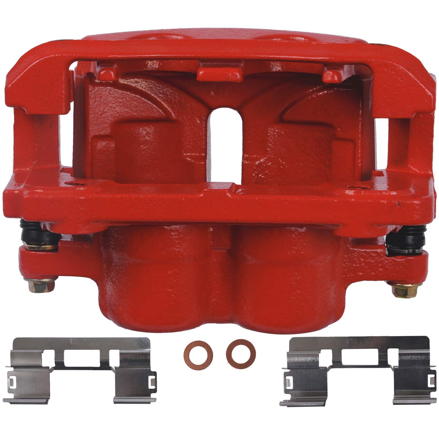 Cardone 18-4860XR Remanufactured Unloaded Disc Brake Caliper with Red Powder Coating - Perfect for Ford, Chevy & Dodge Trucks & SUVs - Durable Brake Replacement for Smooth Stopping Power