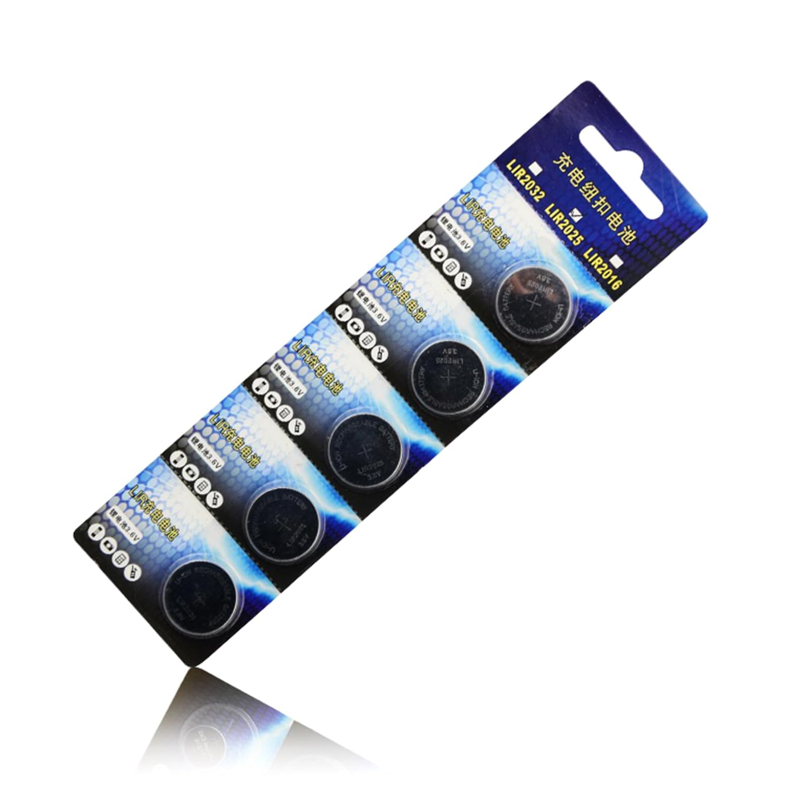 LIR2025 Rechargeable Lithium Button Cell Batteries - 3.6V 35mAh (5/10/15/20/25/30pcs) - Replacement for CR2025 - Perfect for Watches, Key Fobs, Calculators & Electronic Devices