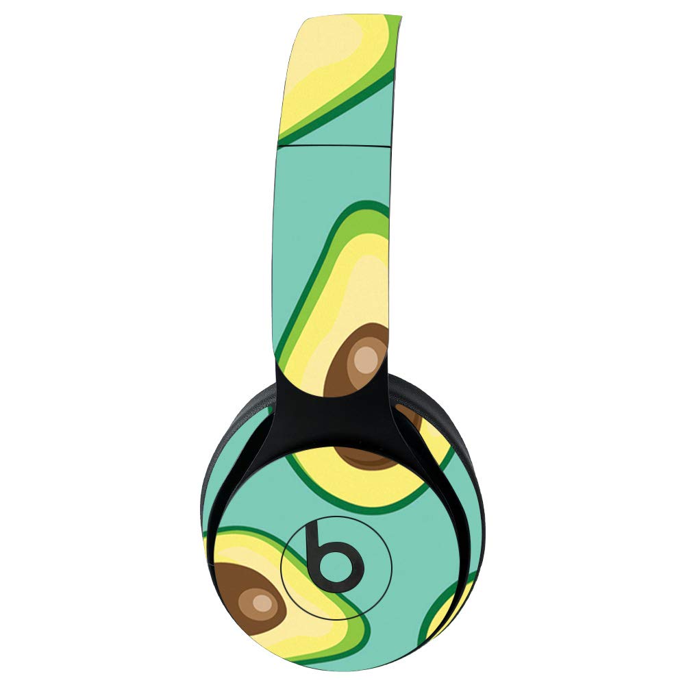 MightySkins Vinyl Decal Wrap Cover for Beats Solo Pro Wireless Headphones - Seafoam Avocados Design | Protective, Durable, Customizable Skin | Easy to Apply & Remove | Made in USA | Perfect for Gym, Travel & Daily Use