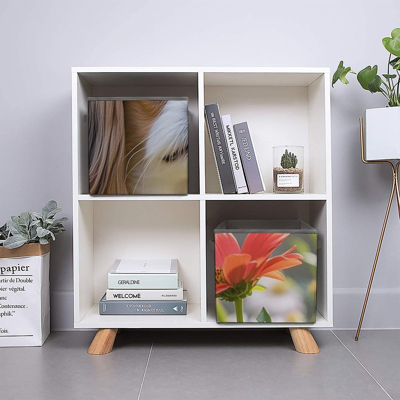 Large Collapsible Storage Bin with Handles - 10.6