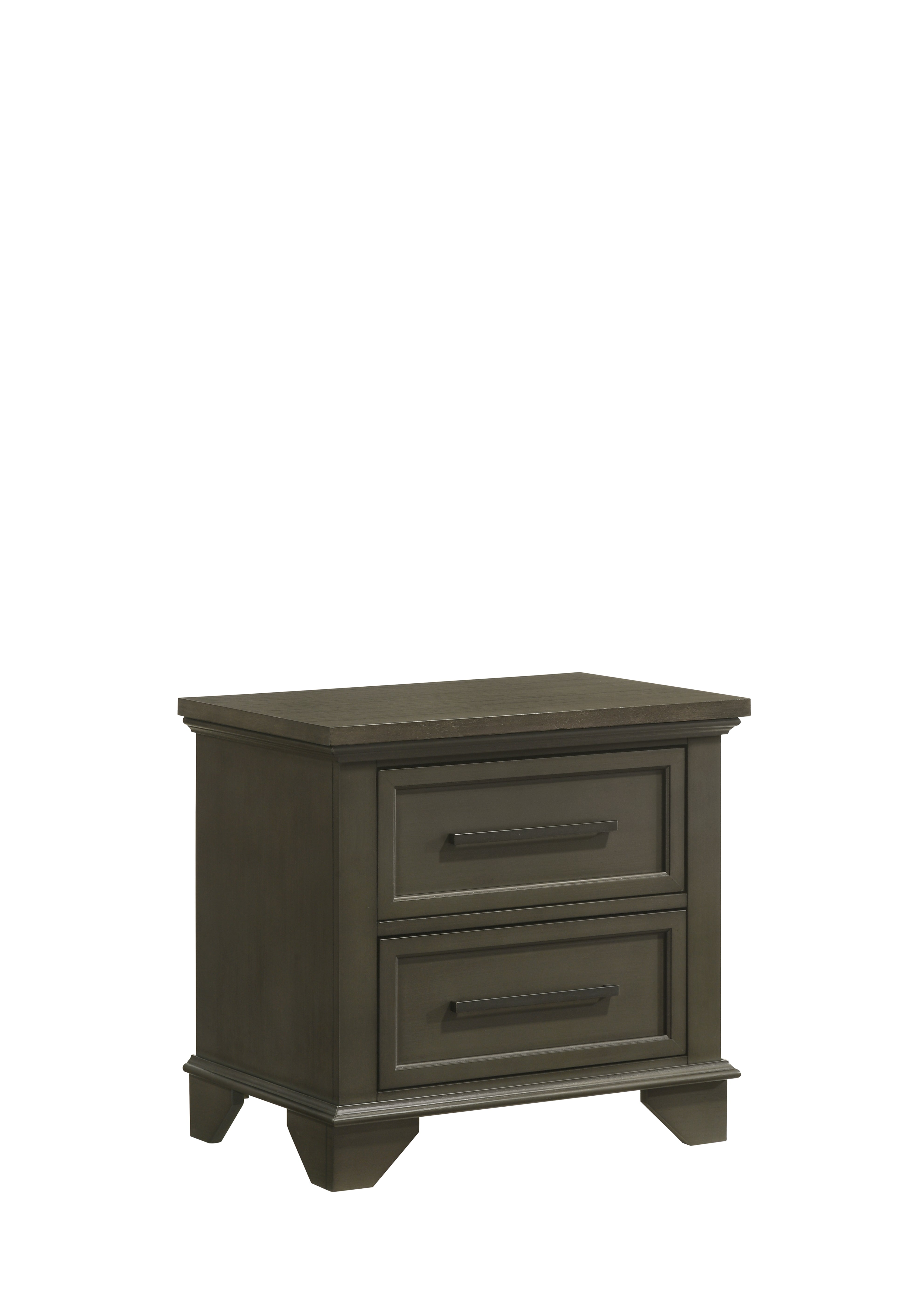 Modern Grey Abigail Night Stand - Stylish Bedside Table for Bedroom, Living Room & Office - Perfect for Storage & Decor