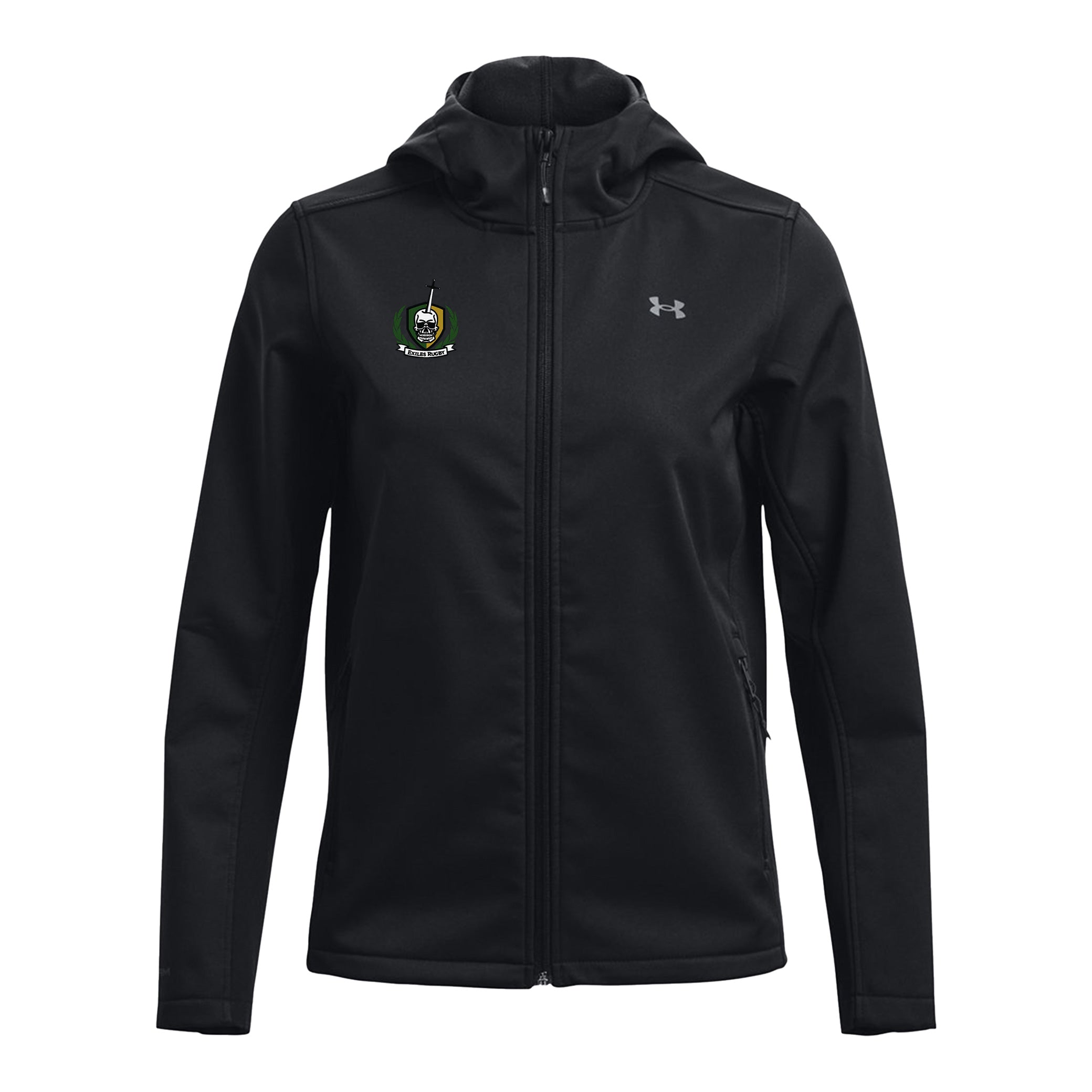 Exiles RFC Women's Coldgear Infrared Hooded Jacket - Thermal Winter Coat for Running, Hiking & Outdoor Sports
