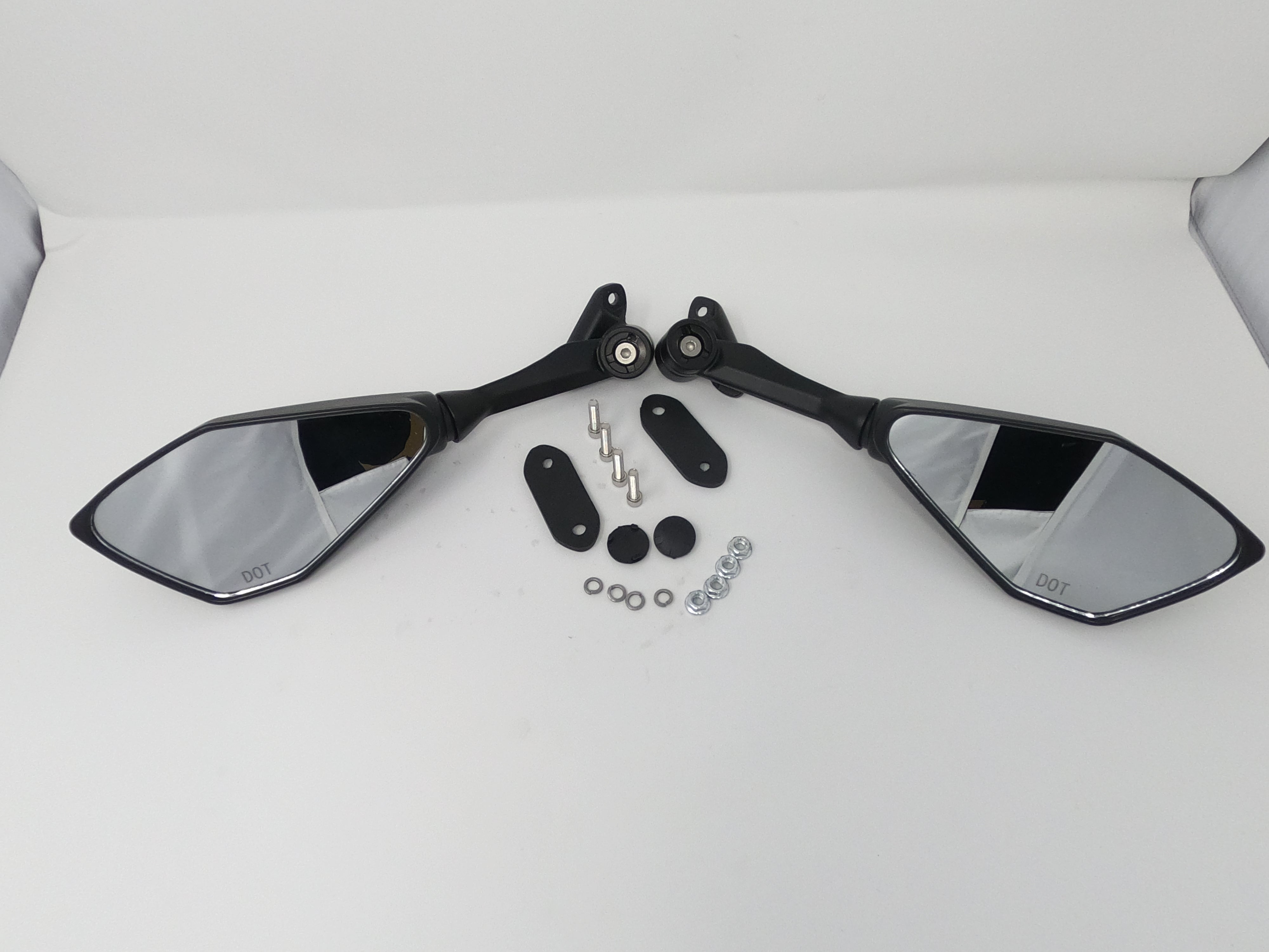 X22R MAX 250cc Dirt Bike Motorcycle - Universal Side Mirror Set (H6 70153) for Off-Road, Trail Riding & Street Legal Use