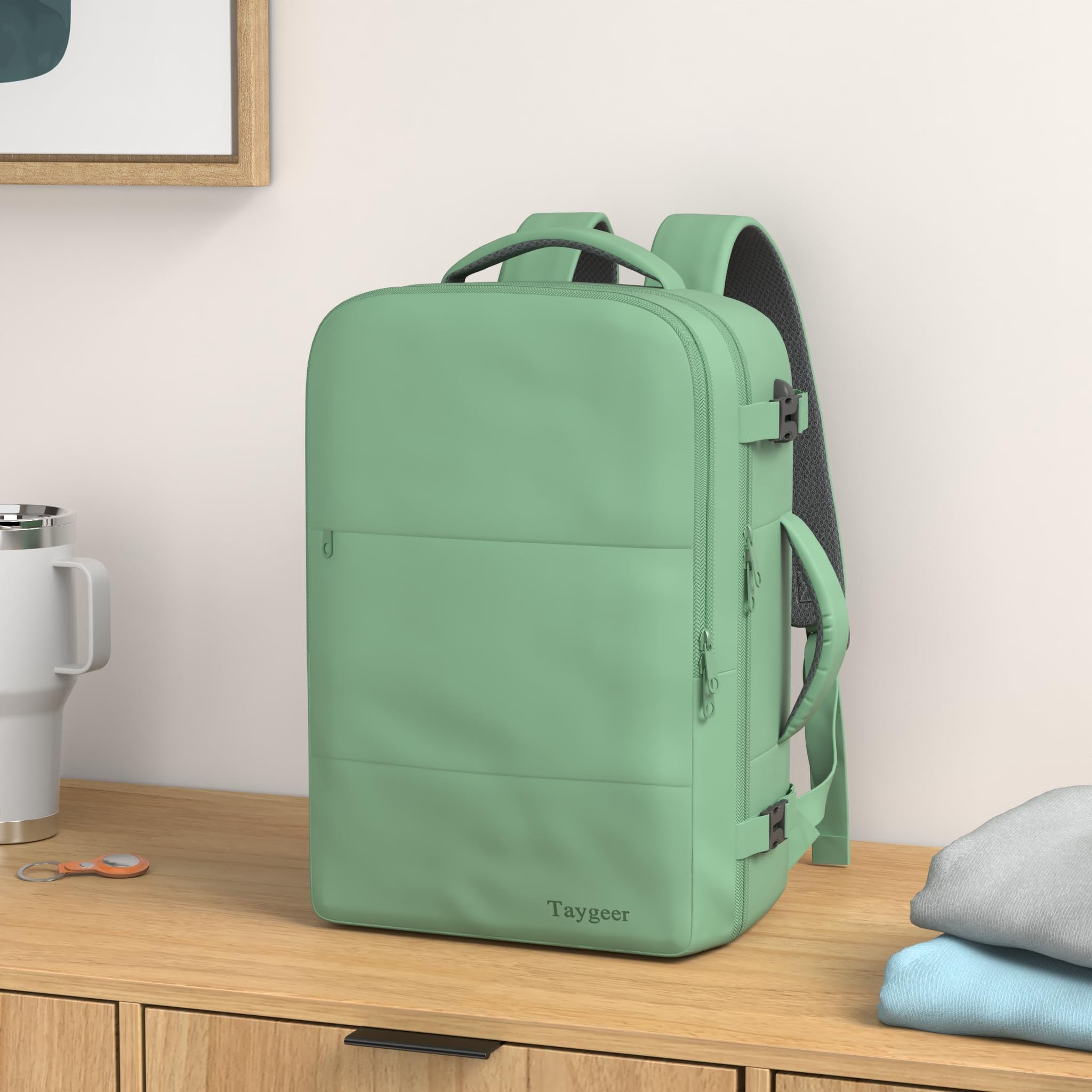 TSA Approved Travel Backpack with USB Port - Carry On for Women & Men - Perfect for Air Travel & Commuting