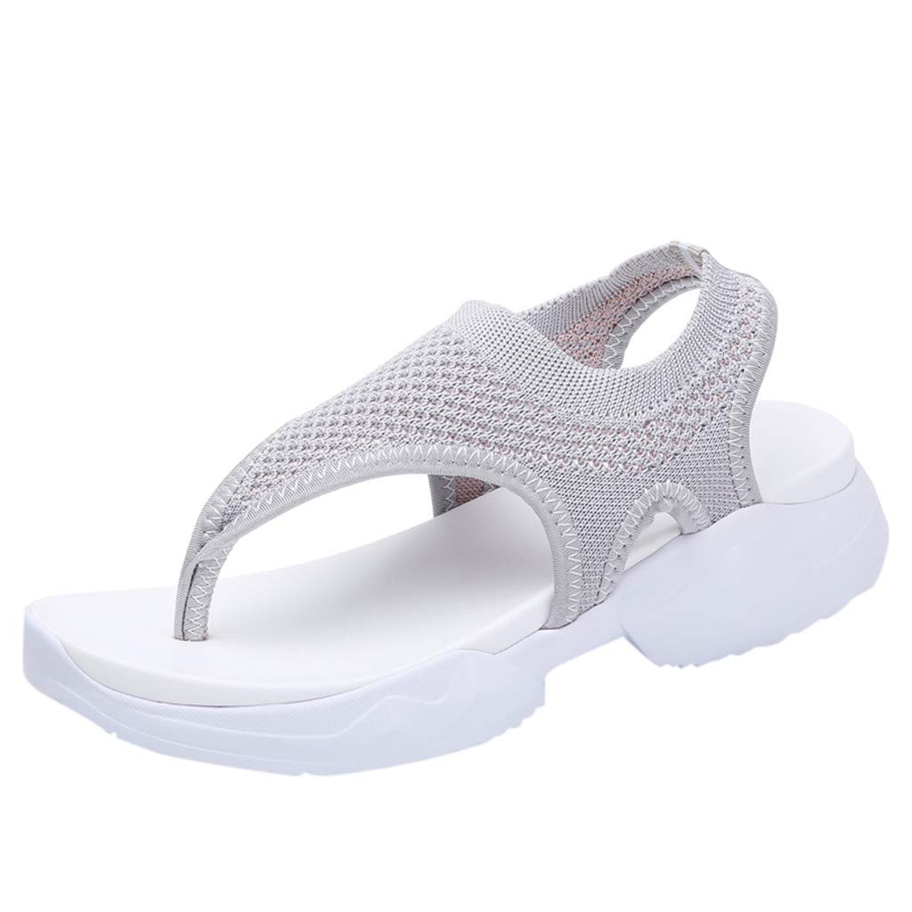 Breathable Women's Sandals - Comfortable Casual Hollow Mesh Wedge Sandals for Ladies | Dressy Beach, Travel & Outdoor Walking Shoes