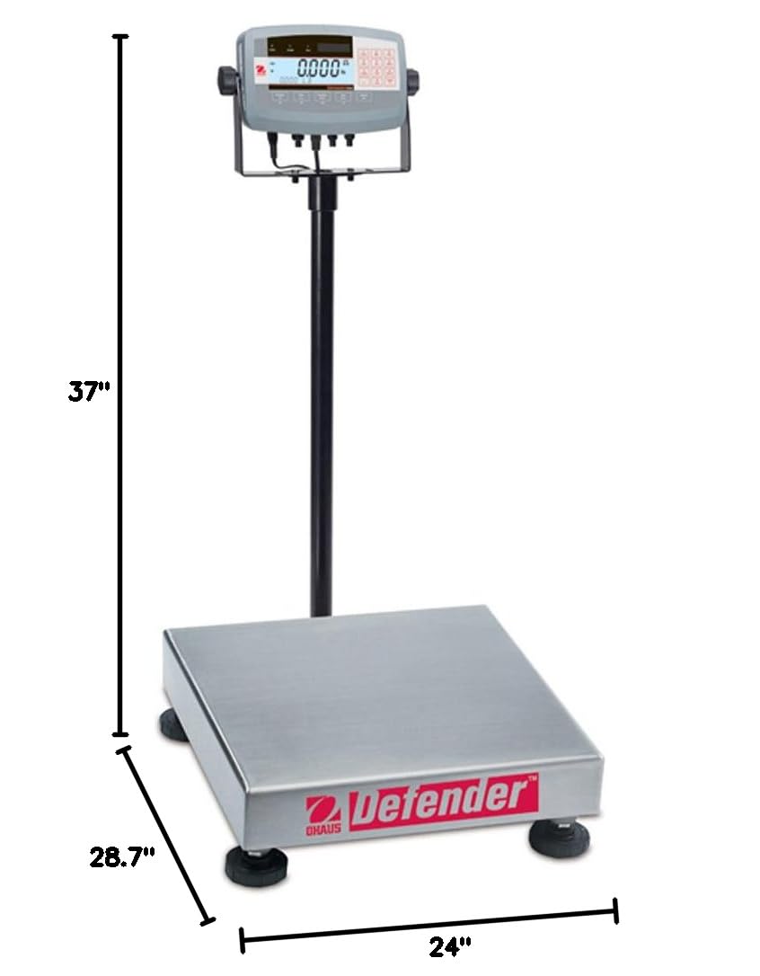 Ohaus D71P250QX2 Defender 7000 Precision Digital Scale - 250g Capacity, 0.01g Readability for Labs, Jewelry, and Pharmacy Use