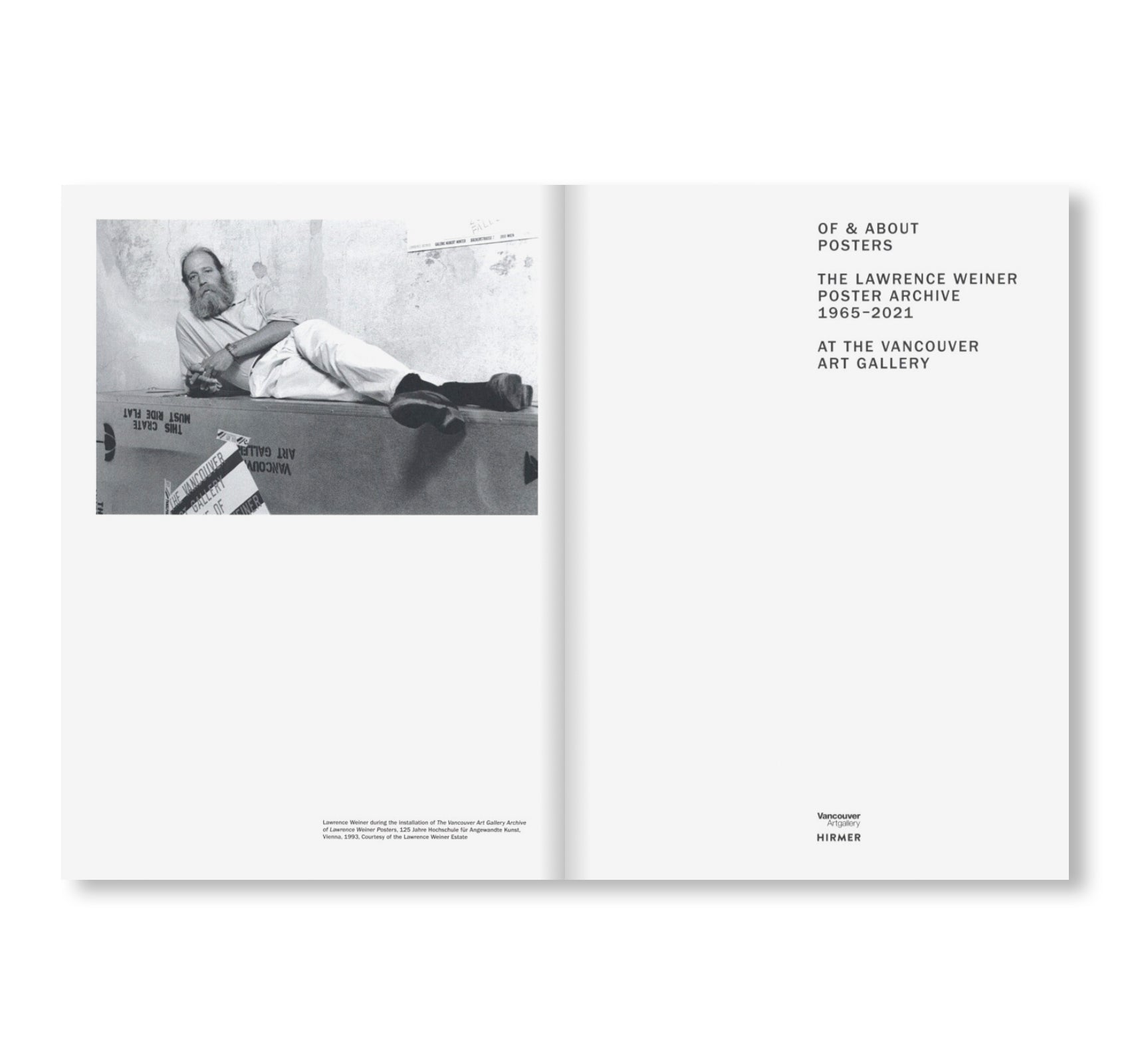 Lawrence Weiner Poster Archive (1965-2021) - Limited Edition Art Prints for Home & Office Decor | Vintage & Contemporary Art Collection